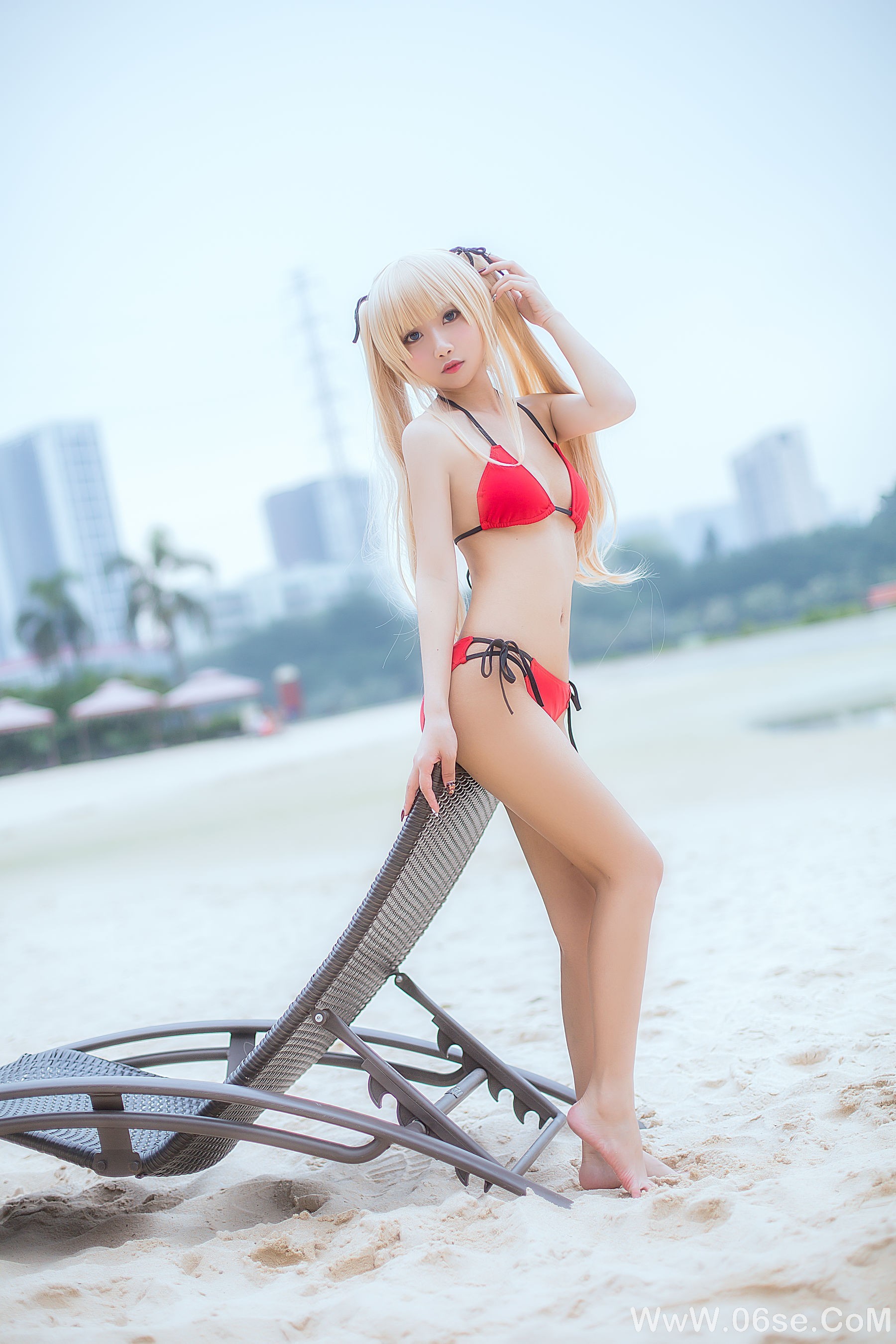 图片[5]-白嫩美少女 鬼畜瑶 – 水着[15P]-六色网