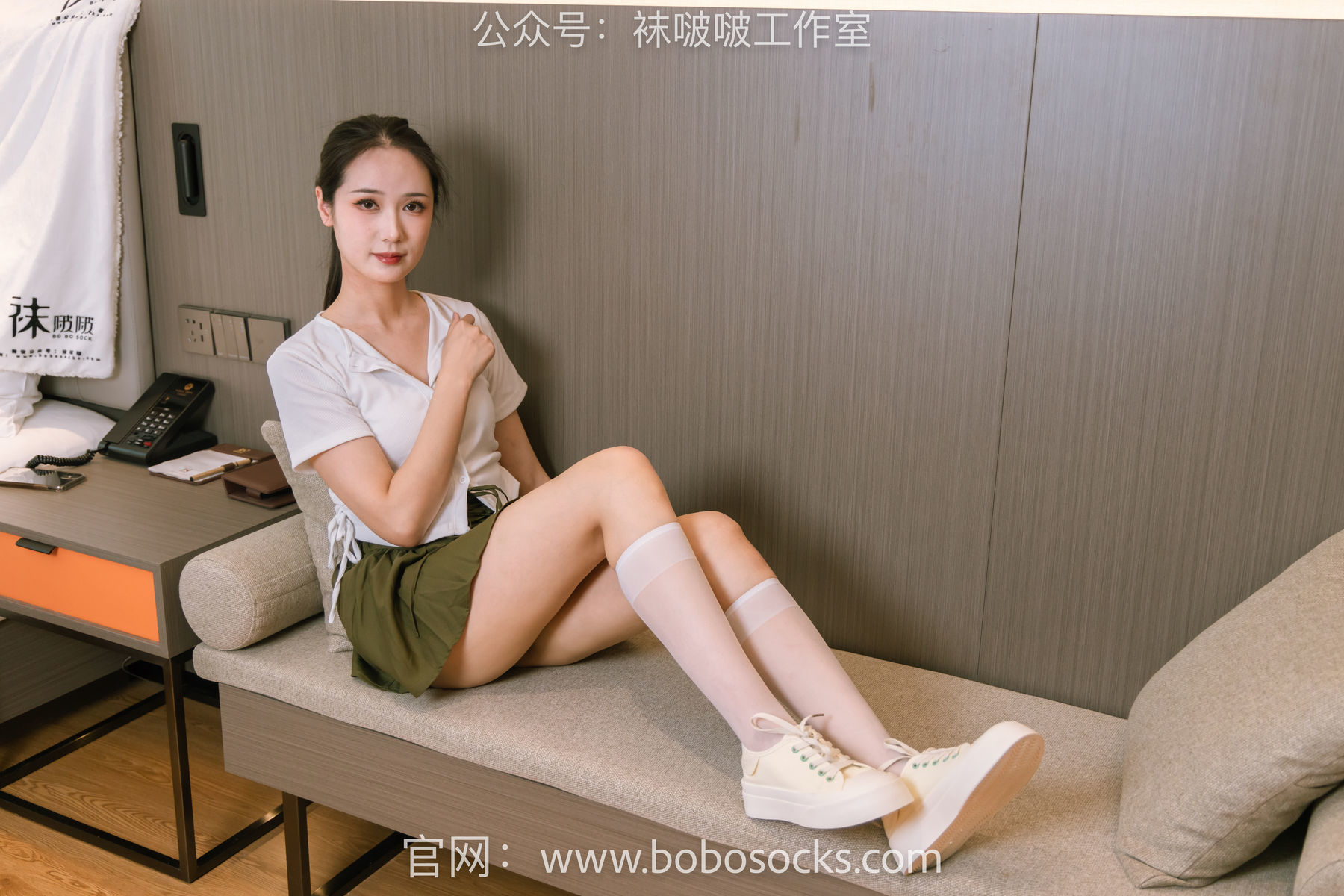 图片[21]-BoBoSocks袜啵啵 No.095 小安-板鞋、小腿丝袜[140P]-六色网