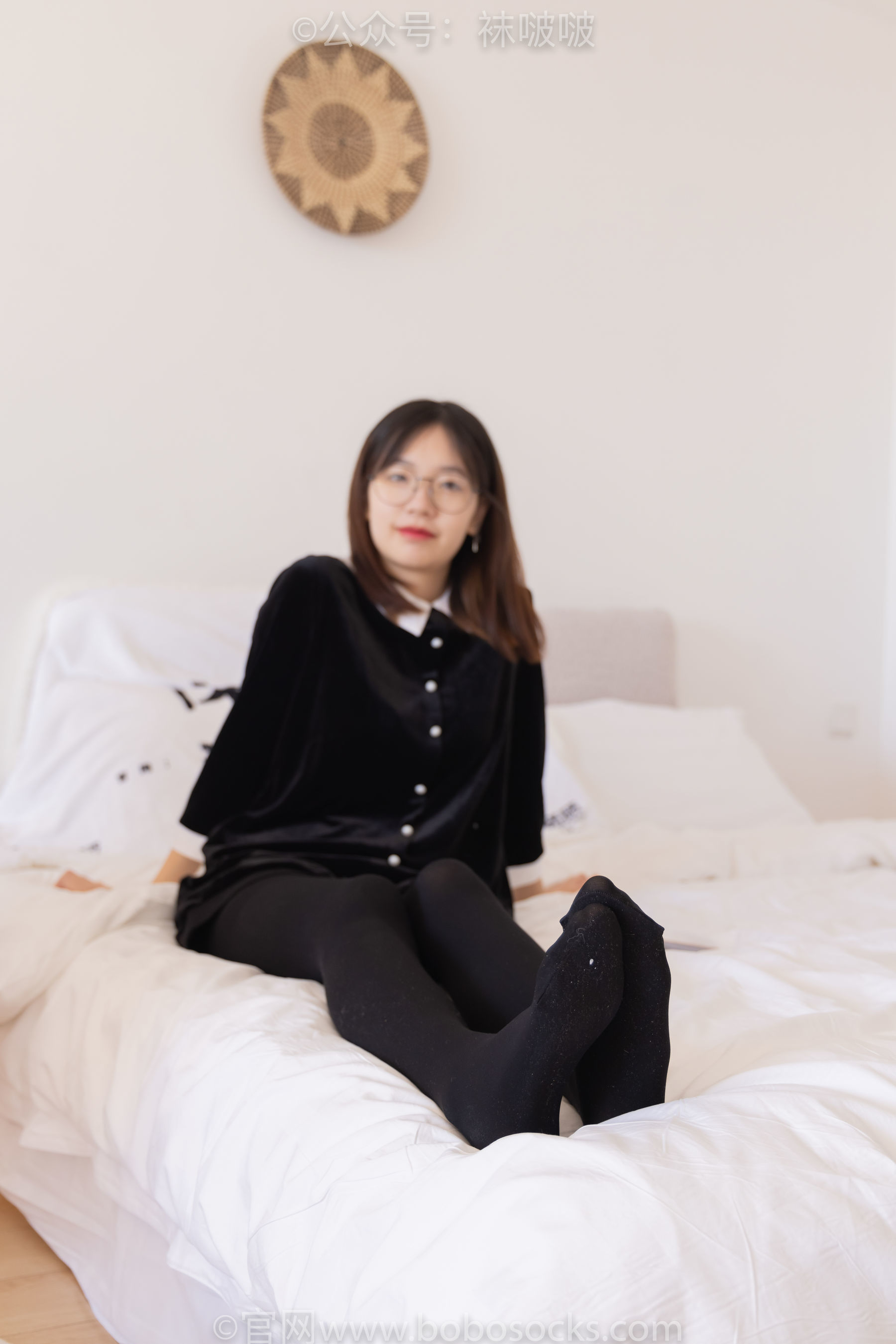 图片[37]-BoBoSocks袜啵啵 No.053 小甜豆-皮鞋、厚黑丝、黑色蕾丝船袜[140P]-六色网