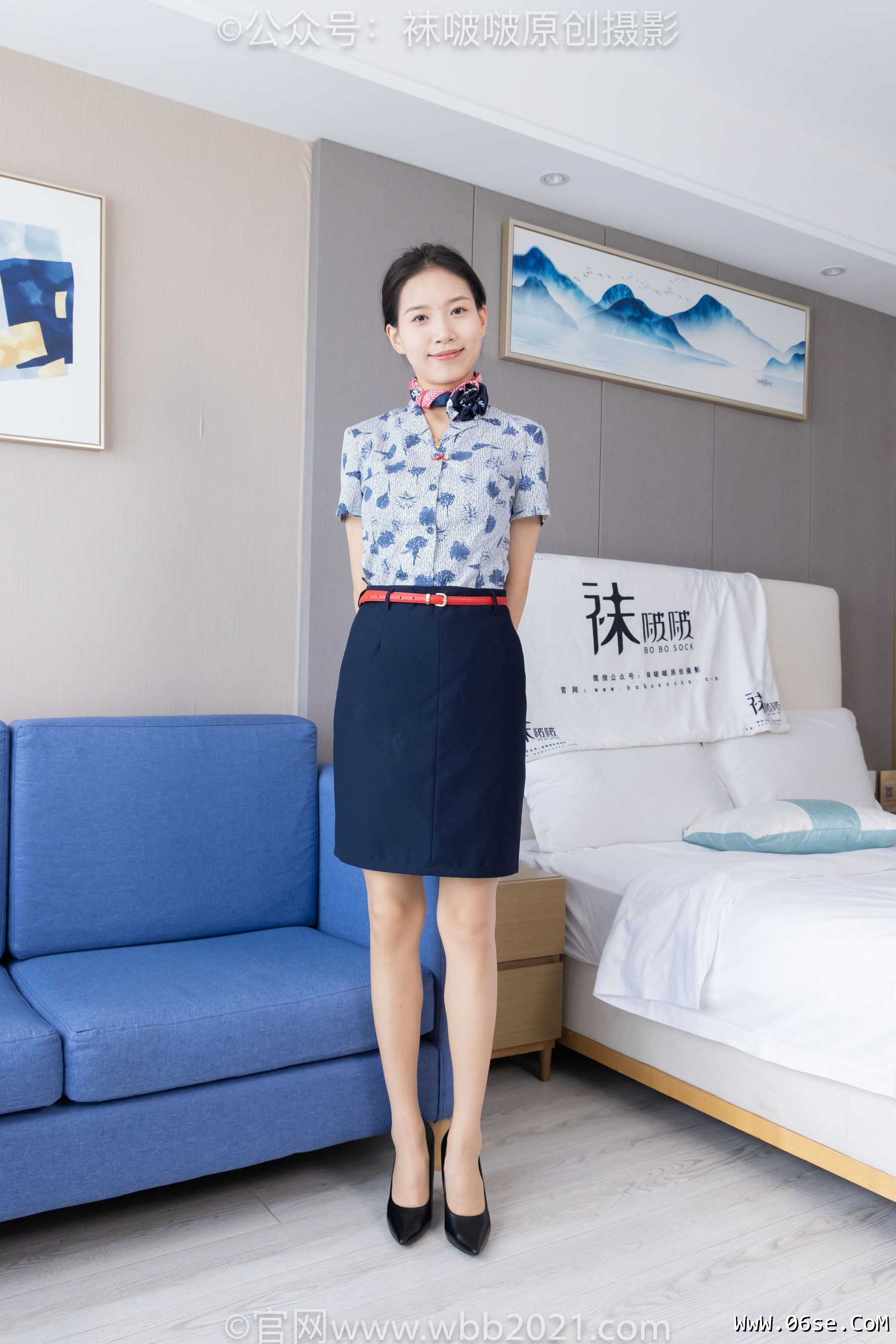 图片[54]-BoBoSocks袜啵啵 No.334 芝士 -东航制服、两双高跟鞋、薄肉丝、薄灰丝[141P]-六色网