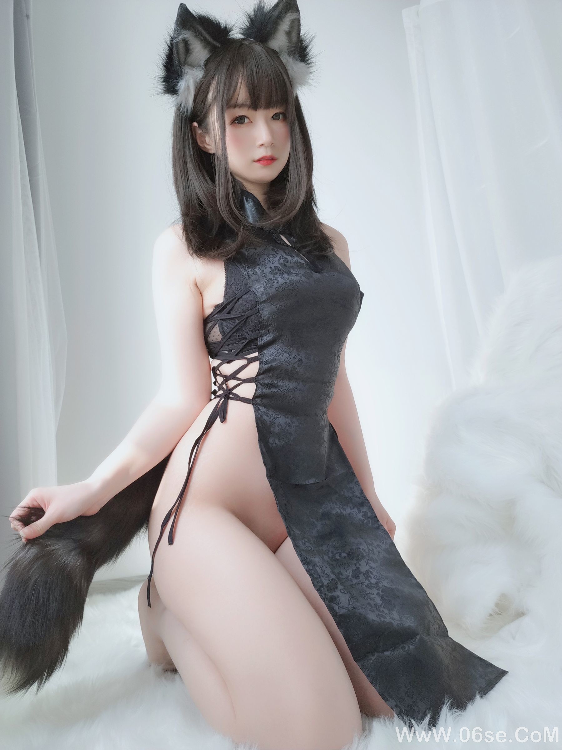 图片[61]-Coser小姐姐白银 小黑狼[104P]-六色网