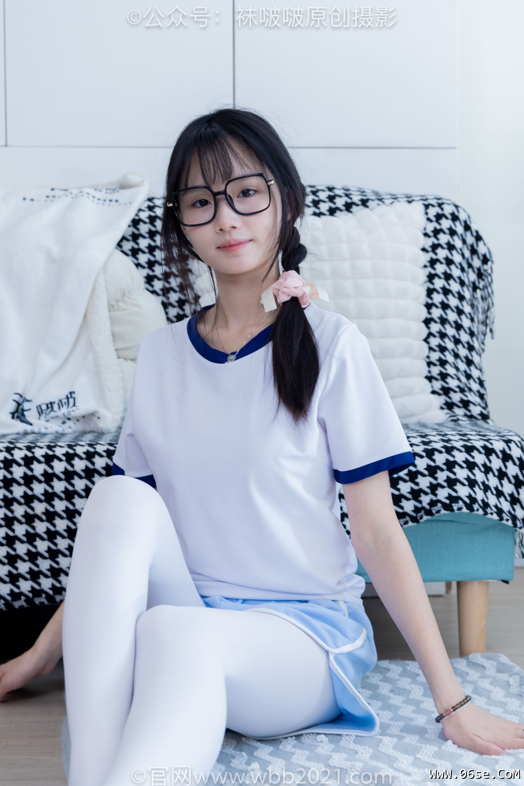 图片[87]-BoBoSocks袜啵啵 No.325 甜甜圈 -皮鞋、厚白丝[145P]-六色网