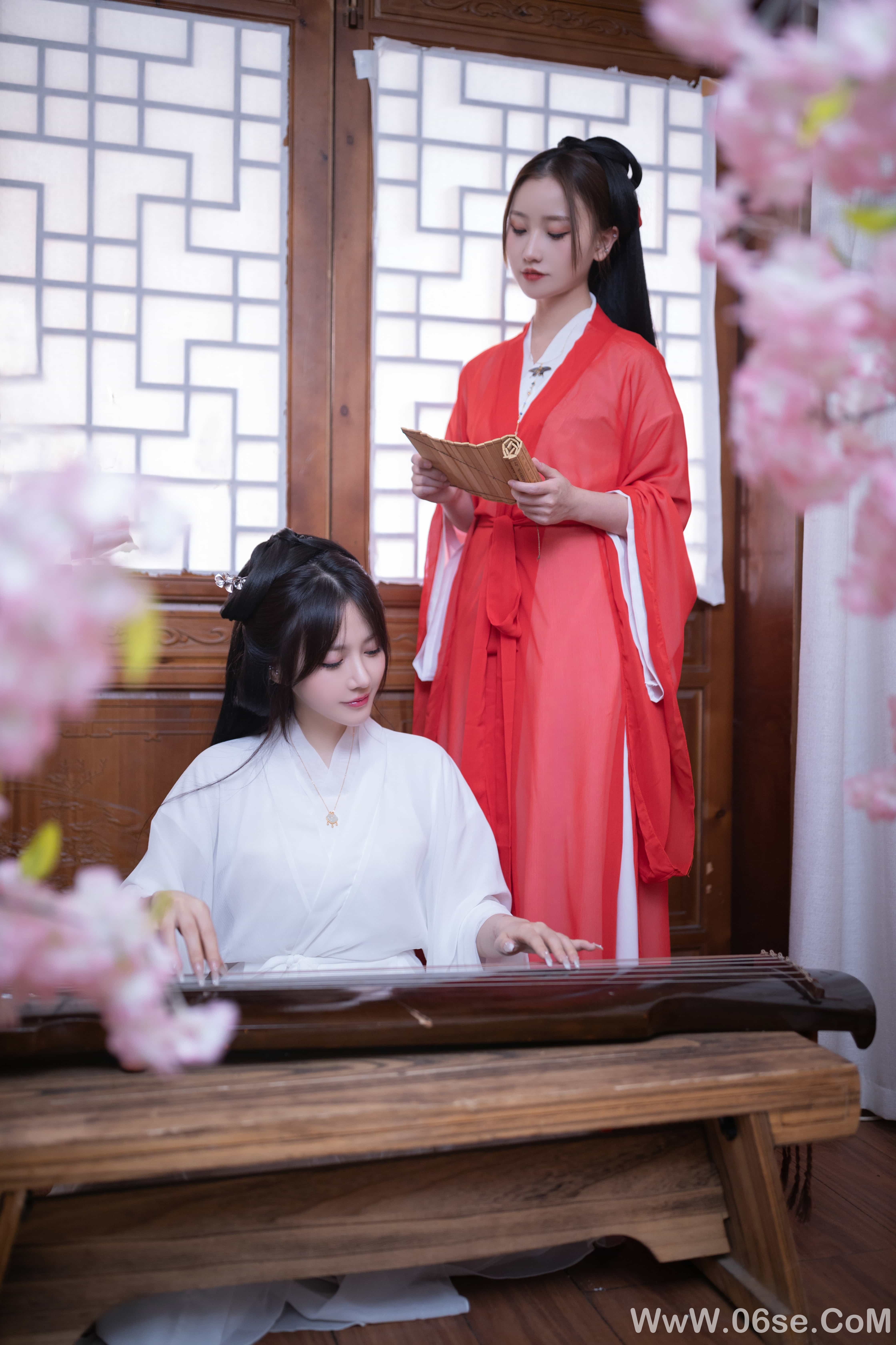 图片[137]-秀人名模鱼子酱Fish内部私购未上架《双女古装剧情》写真[153P]-六色网
