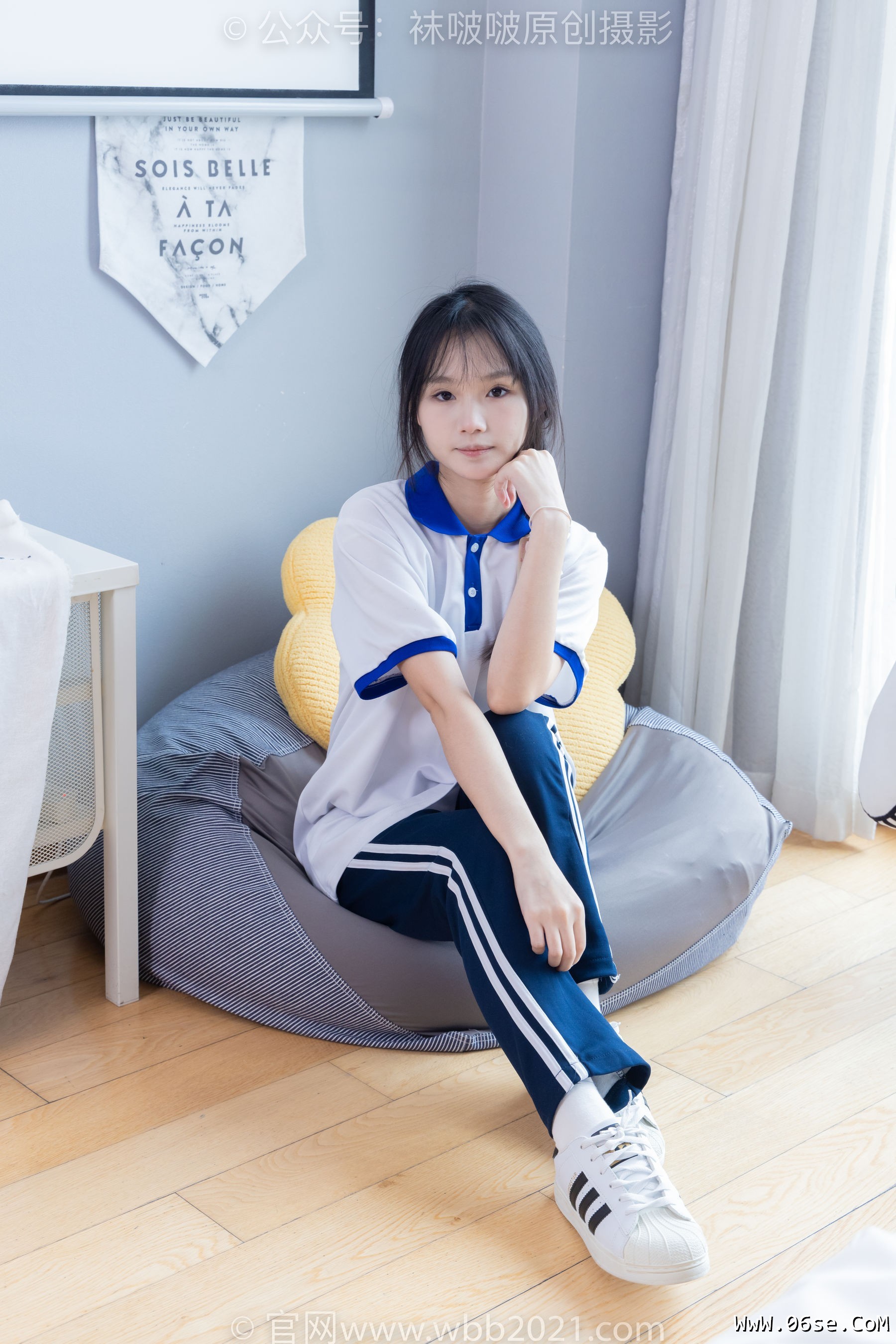 图片[72]-BoBoSocks袜啵啵 No.366 甜甜圈 -三双板鞋、白棉袜、短白丝[150P]-六色网