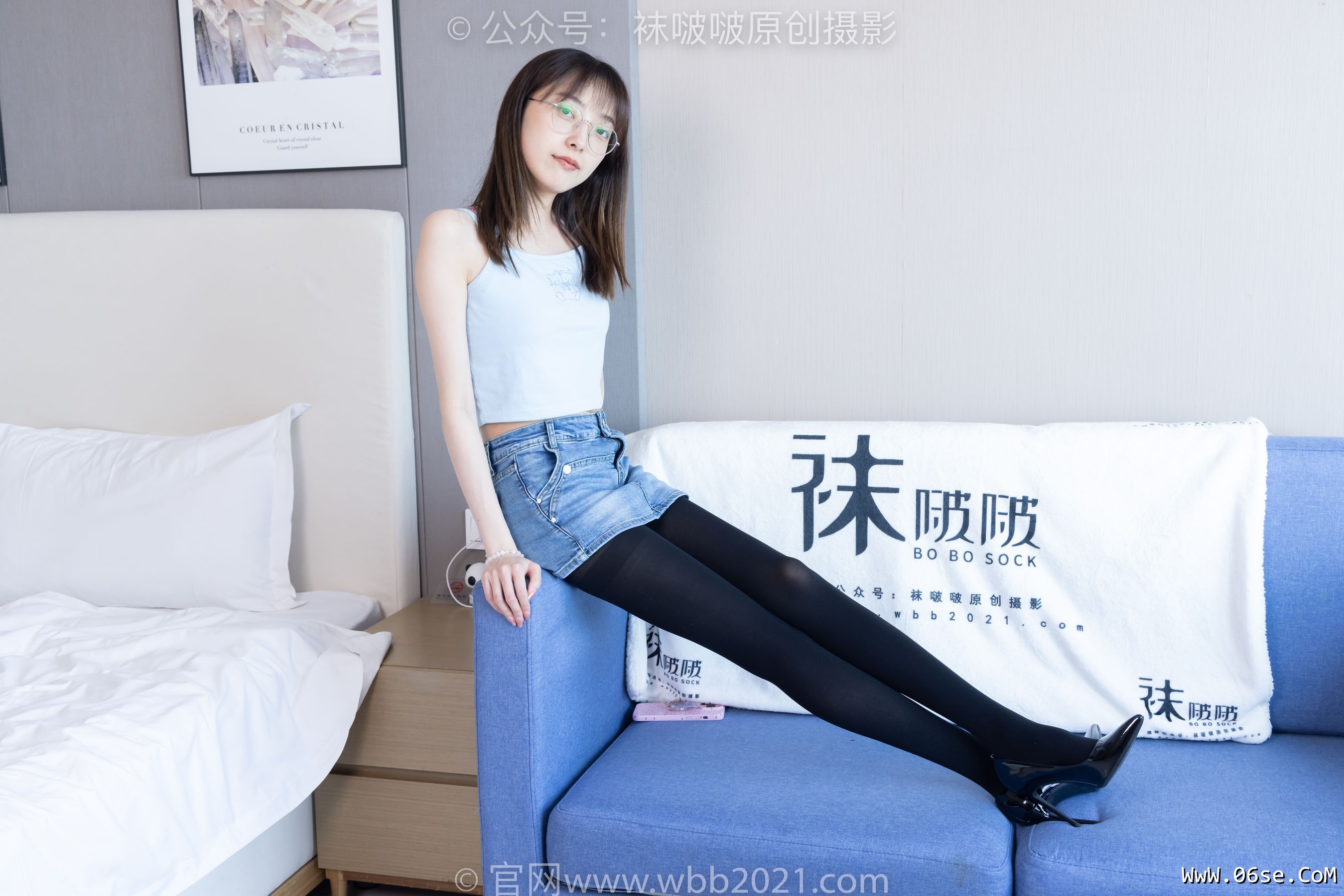 图片[13]-BoBoSocks袜啵啵 No.385 稚予 -高跟鞋、皮鞋、运动鞋、厚黑丝[180P]-六色网