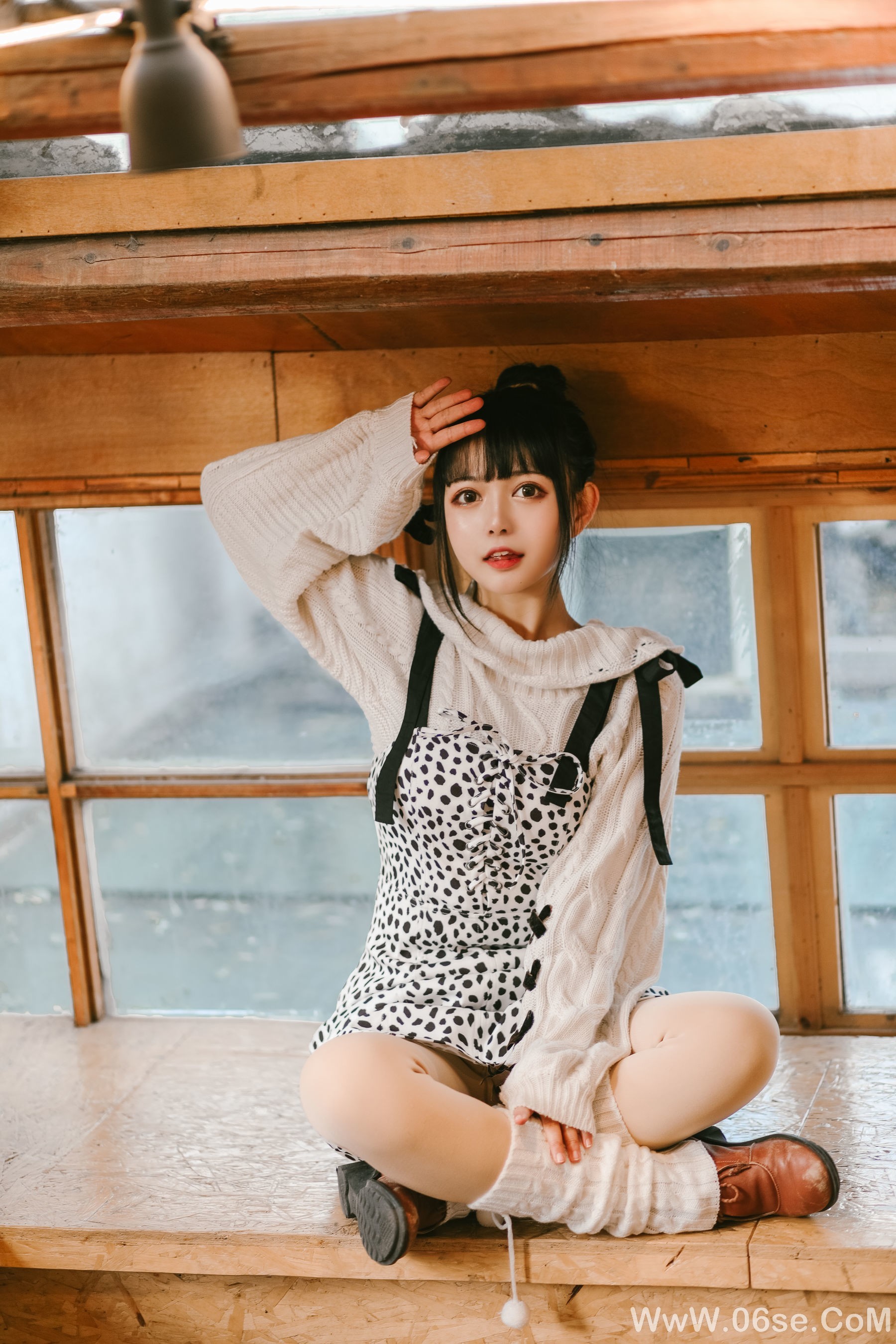 图片[11]-大眼萌妹黑猫猫OvO 少女心事[21P]-六色网