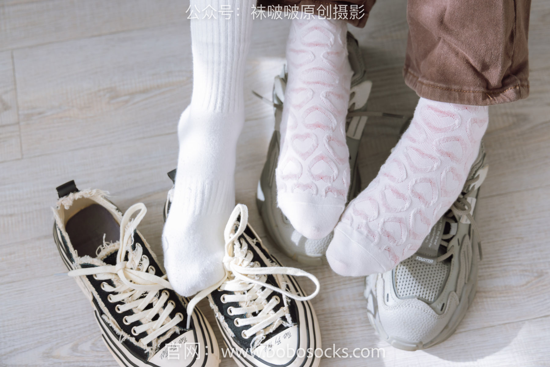 图片[143]-BoBoSocks袜啵啵 No.166 小甜豆稚予-板鞋、运动鞋、高跟鞋、白棉袜、蓝丝[218P]-六色网