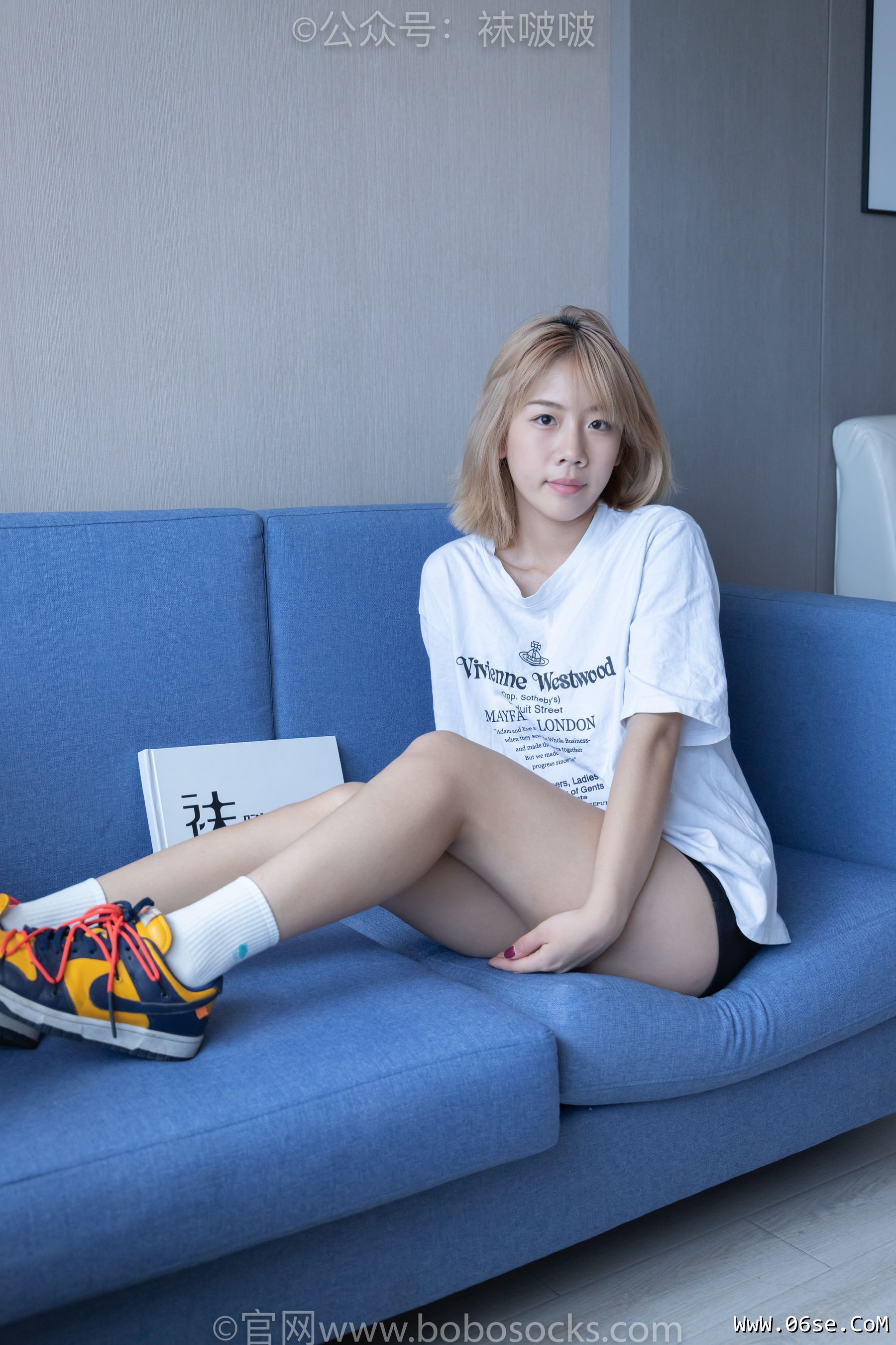图片[12]-BoBoSocks袜啵啵 No.009 果冻-耐克板鞋、白棉袜、裸足[130P]-六色网