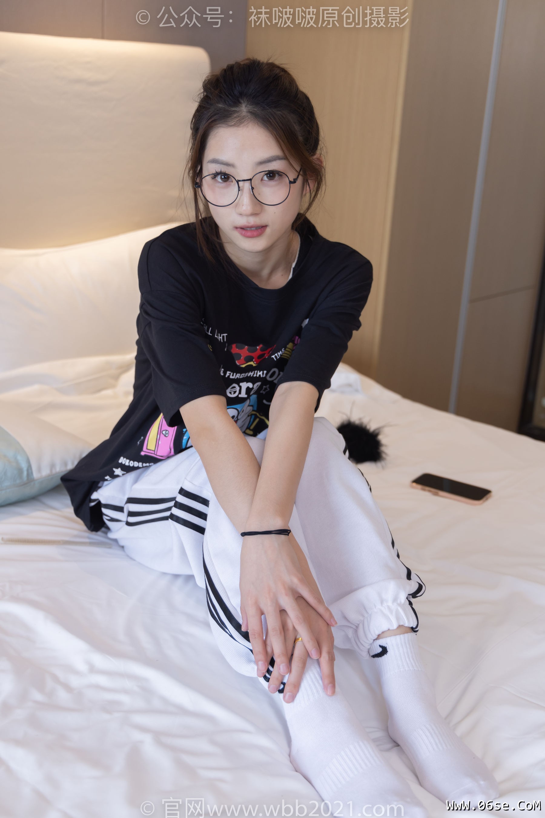 图片[110]-BoBoSocks袜啵啵 No.382 小沫 -板鞋、白棉袜[143P]-六色网