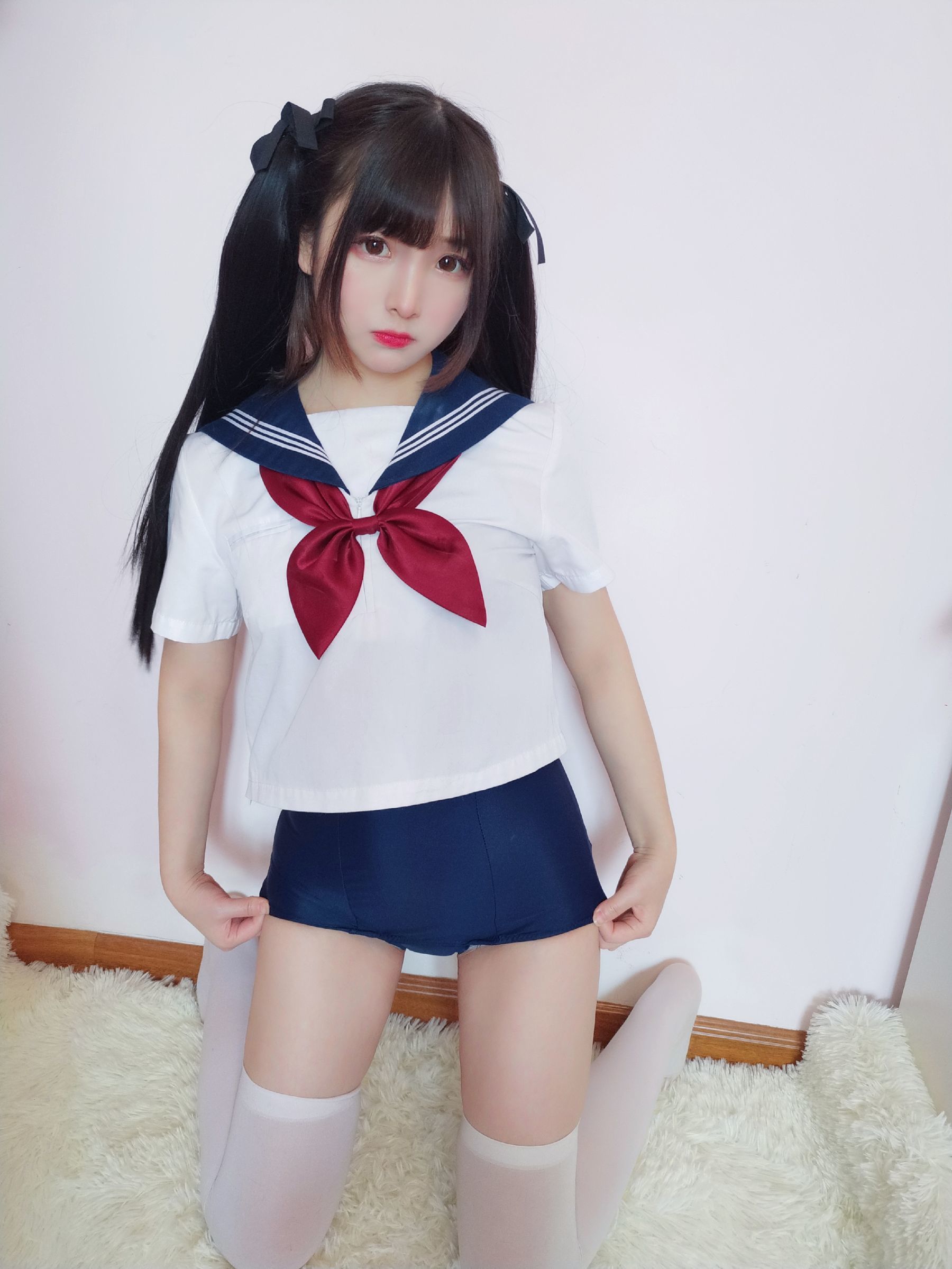 图片[8]-二次元美女古川kagura 水手服死库水[16P]-六色网