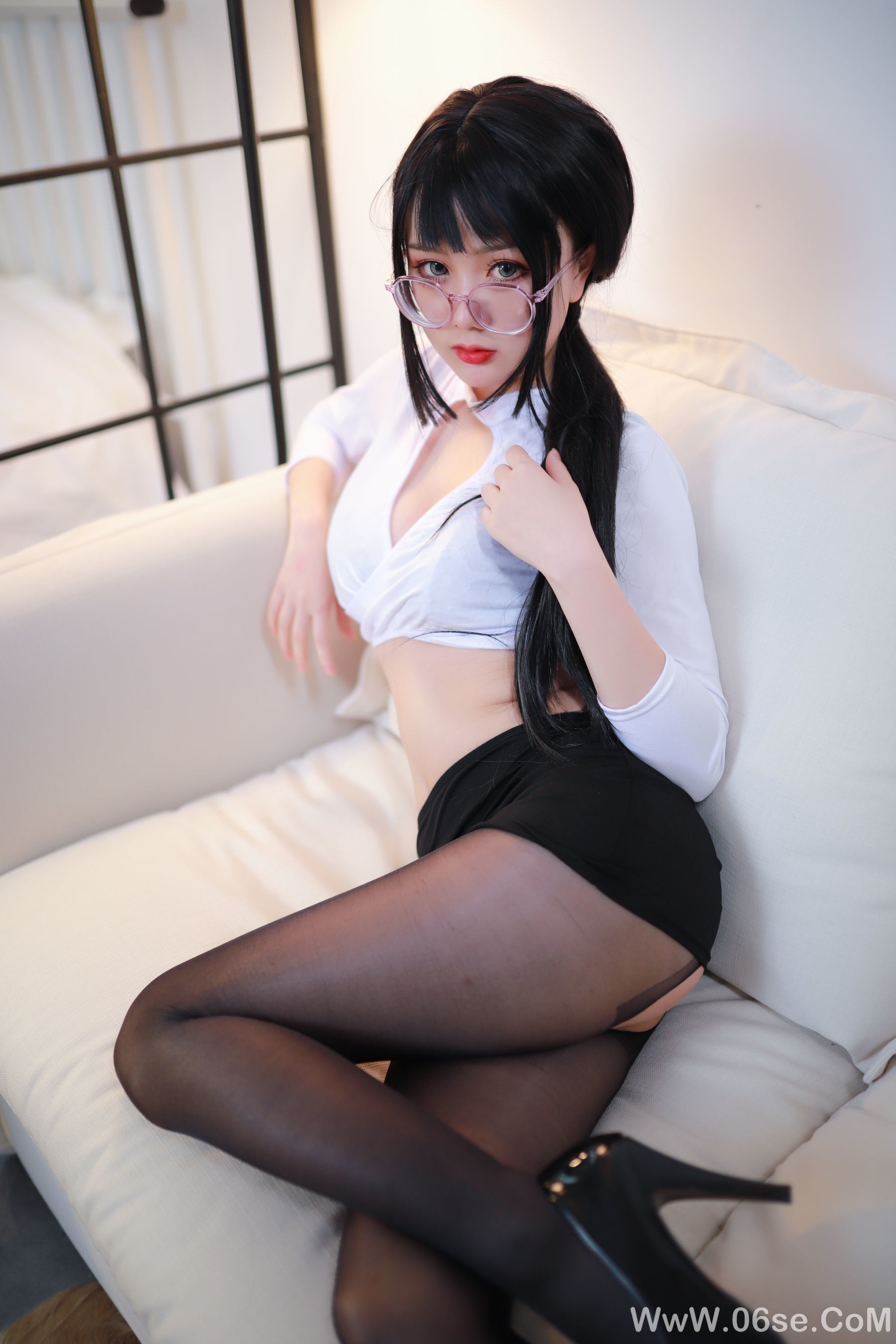图片[20]-动漫博主您的蛋蛋 OL黑丝[48P]-六色网