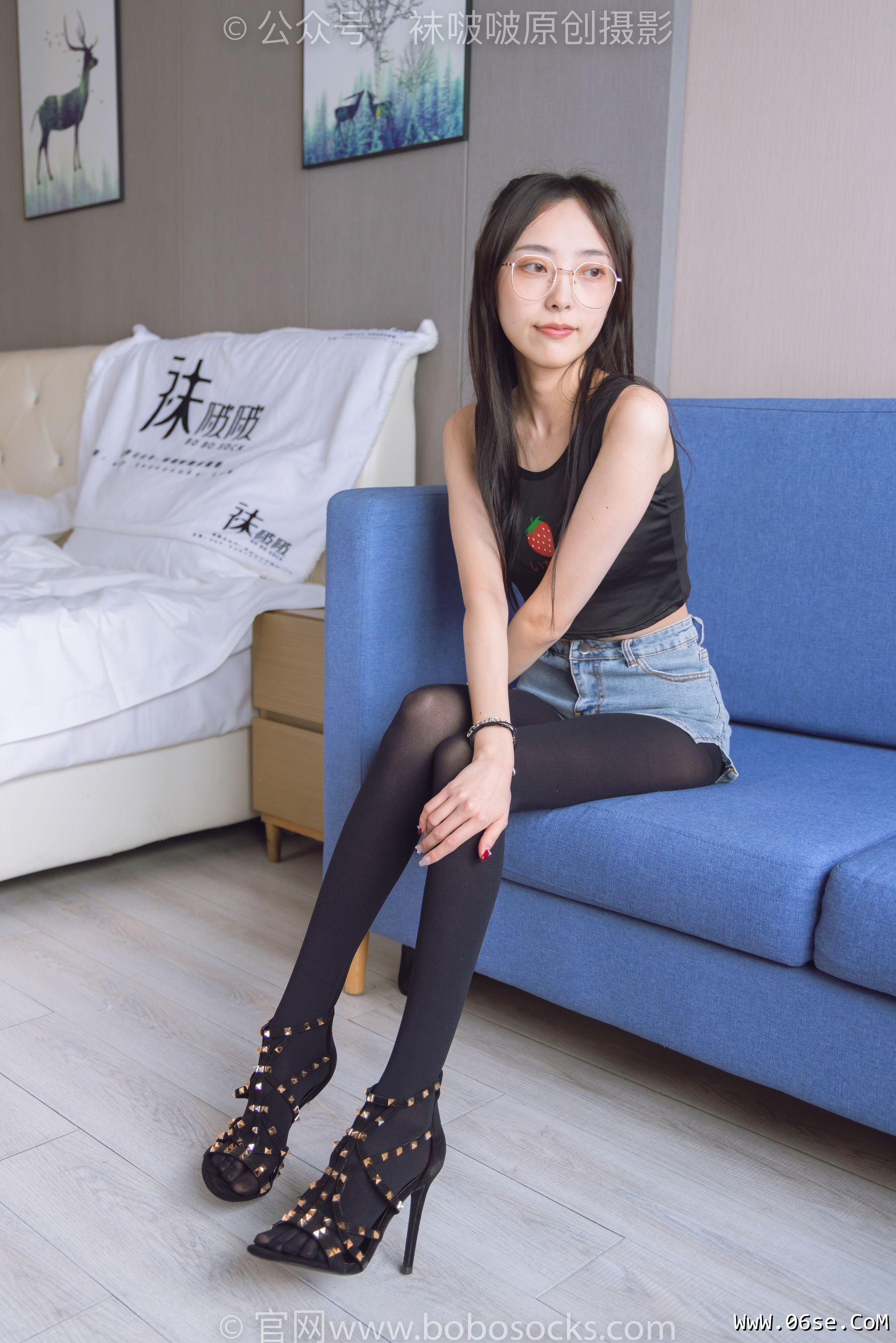 图片[47]-BoBoSocks袜啵啵 No.192 稚予-高跟鞋、黑色五指袜[139P]-六色网
