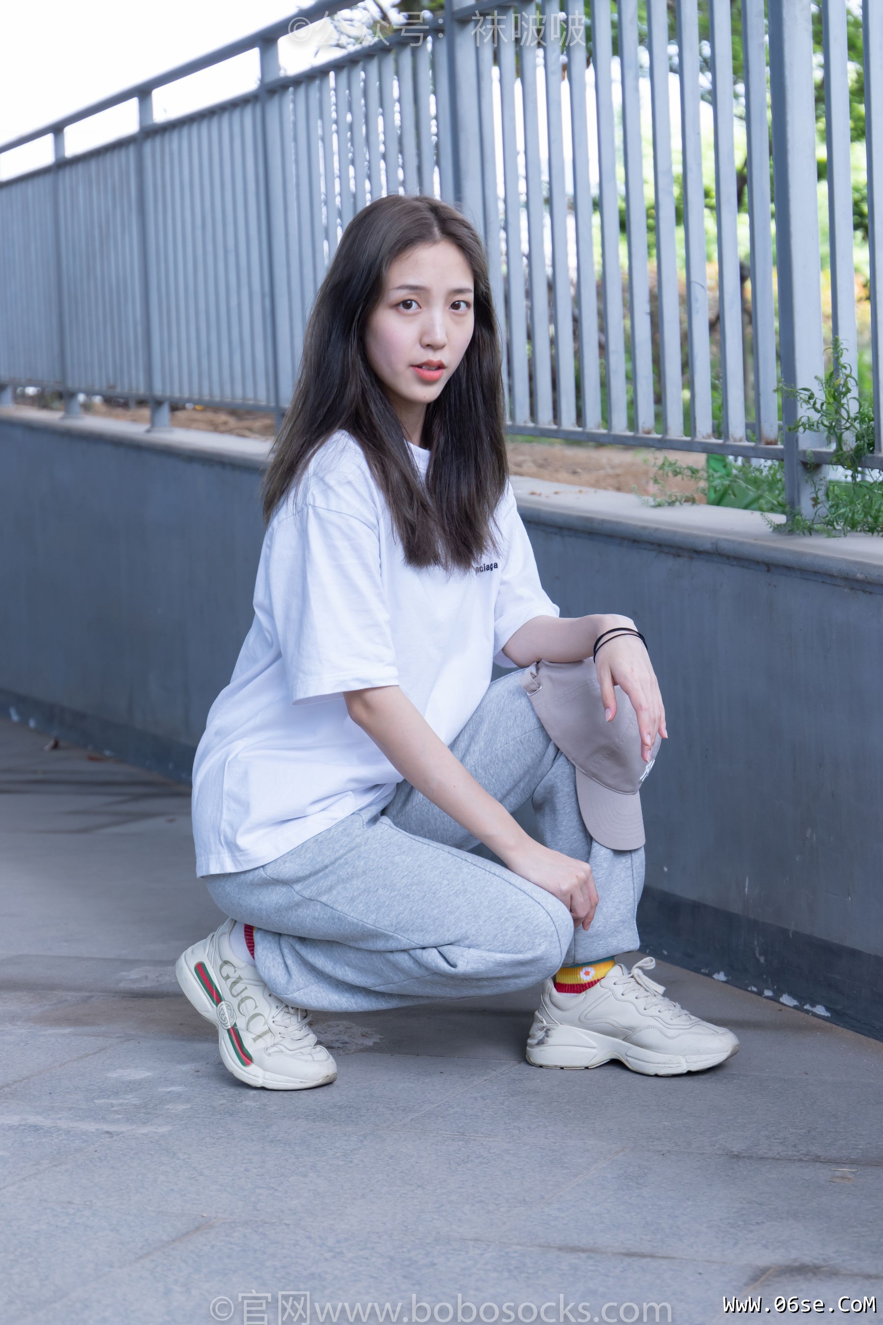 图片[13]-BoBoSocks袜啵啵 No.012 泡芙-运动鞋、白棉袜、裸足[132P]-六色网