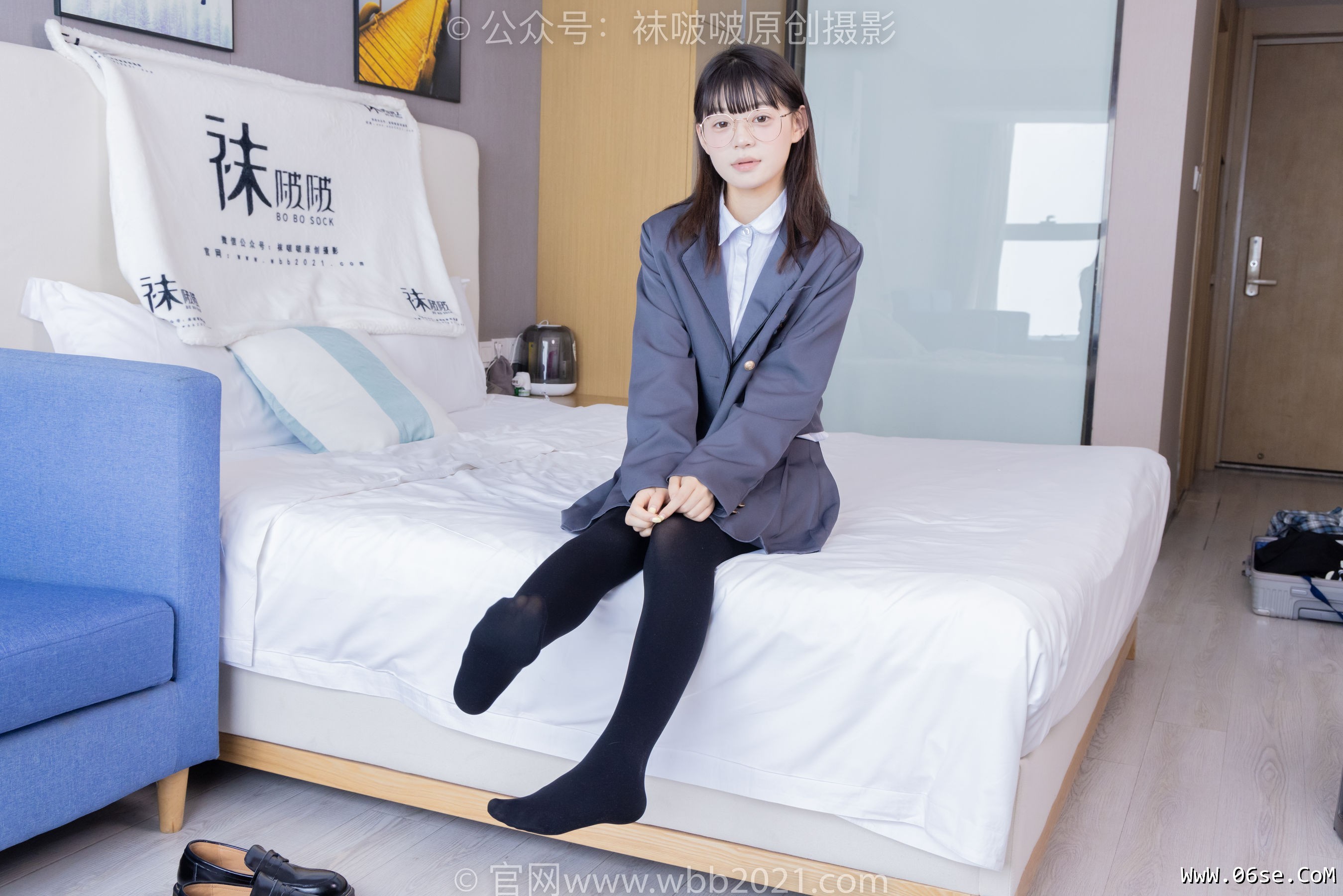 图片[29]-BoBoSocks袜啵啵 No.402 糯米 -皮鞋、厚黑丝、学院jk[140P]-六色网