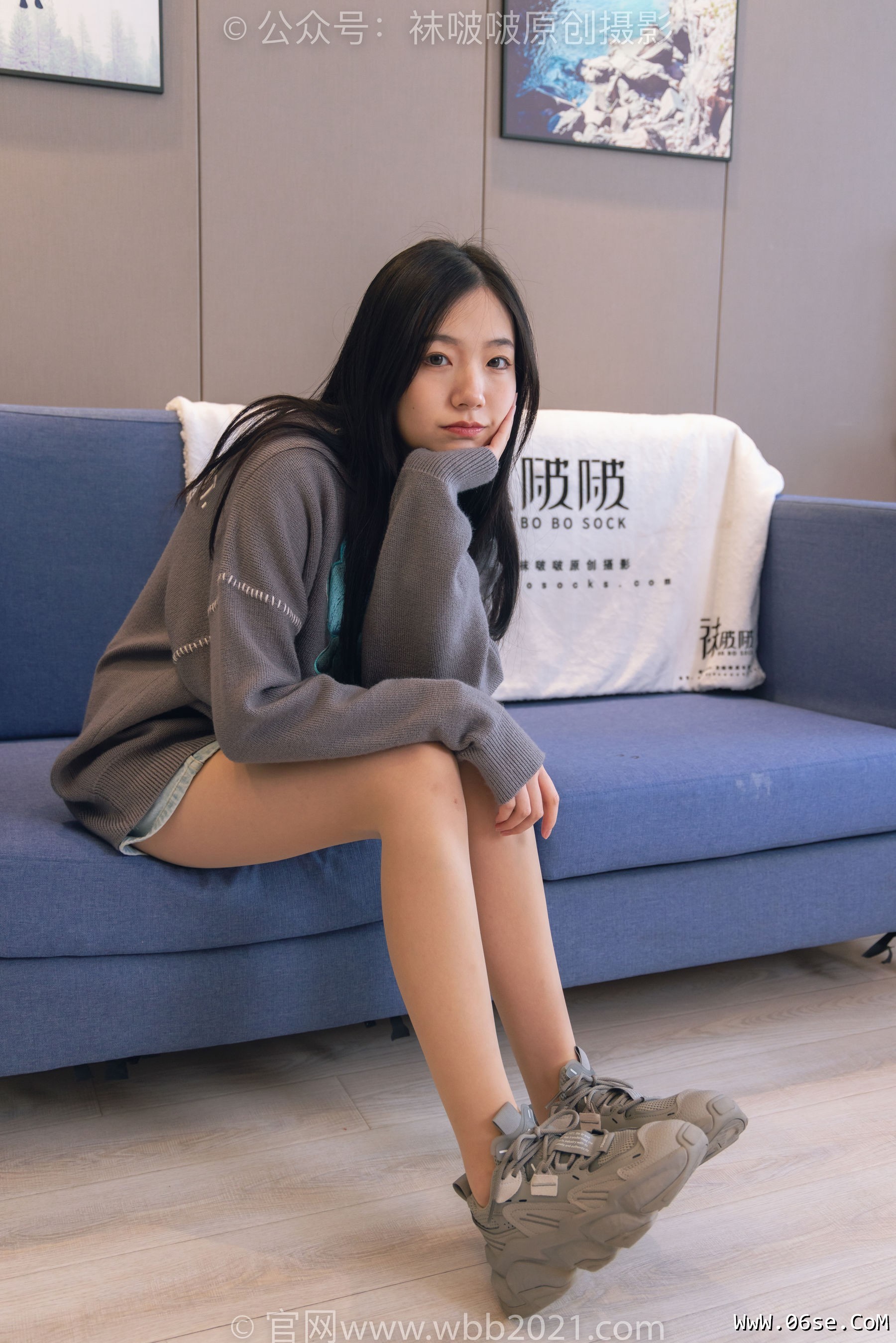 图片[66]-BoBoSocks袜啵啵 No.354 小甜豆 -运动鞋、肉丝[140P]-六色网