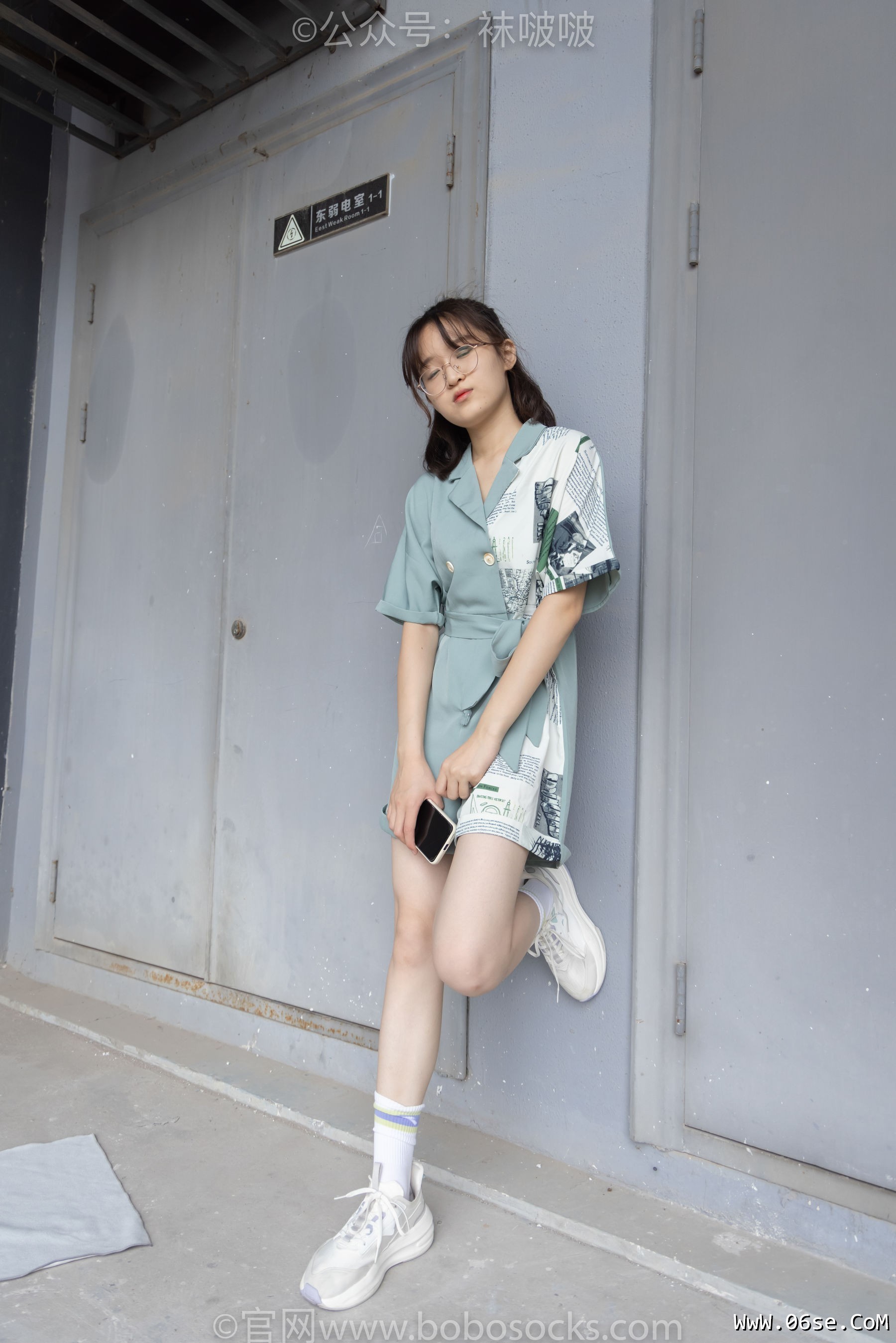 图片[13]-BoBoSocks袜啵啵 No.025 熊熊-安踏运动鞋、白色棉袜、裸足[146P]-六色网