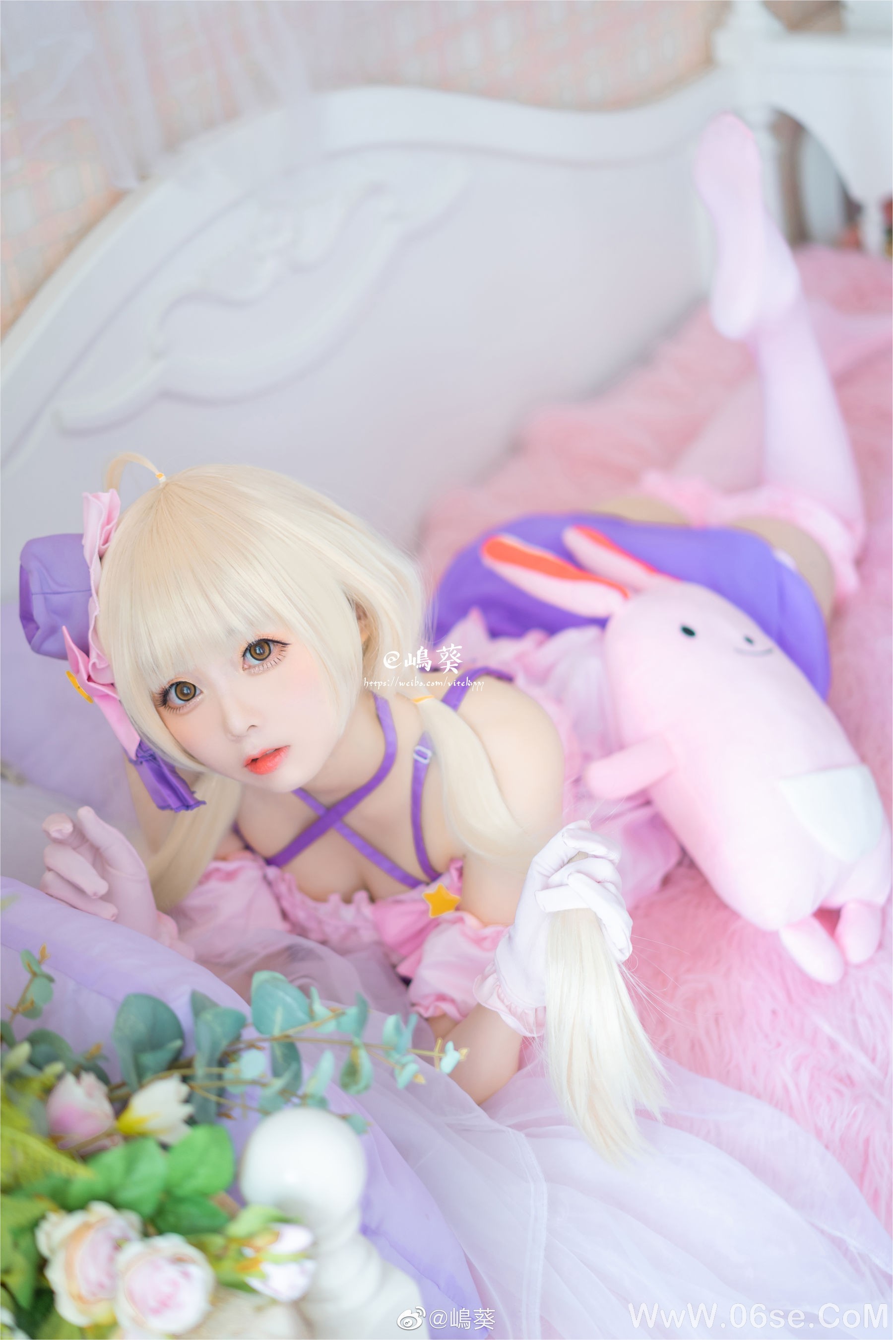图片[4]-微博美女嶋葵 双叶杏打歌服[8P]-六色网