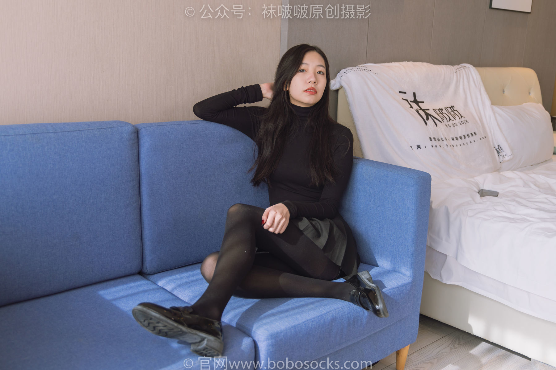 图片[72]-BoBoSocks袜啵啵 No.184 小甜豆-黑皮鞋、厚黑丝[140P]-六色网