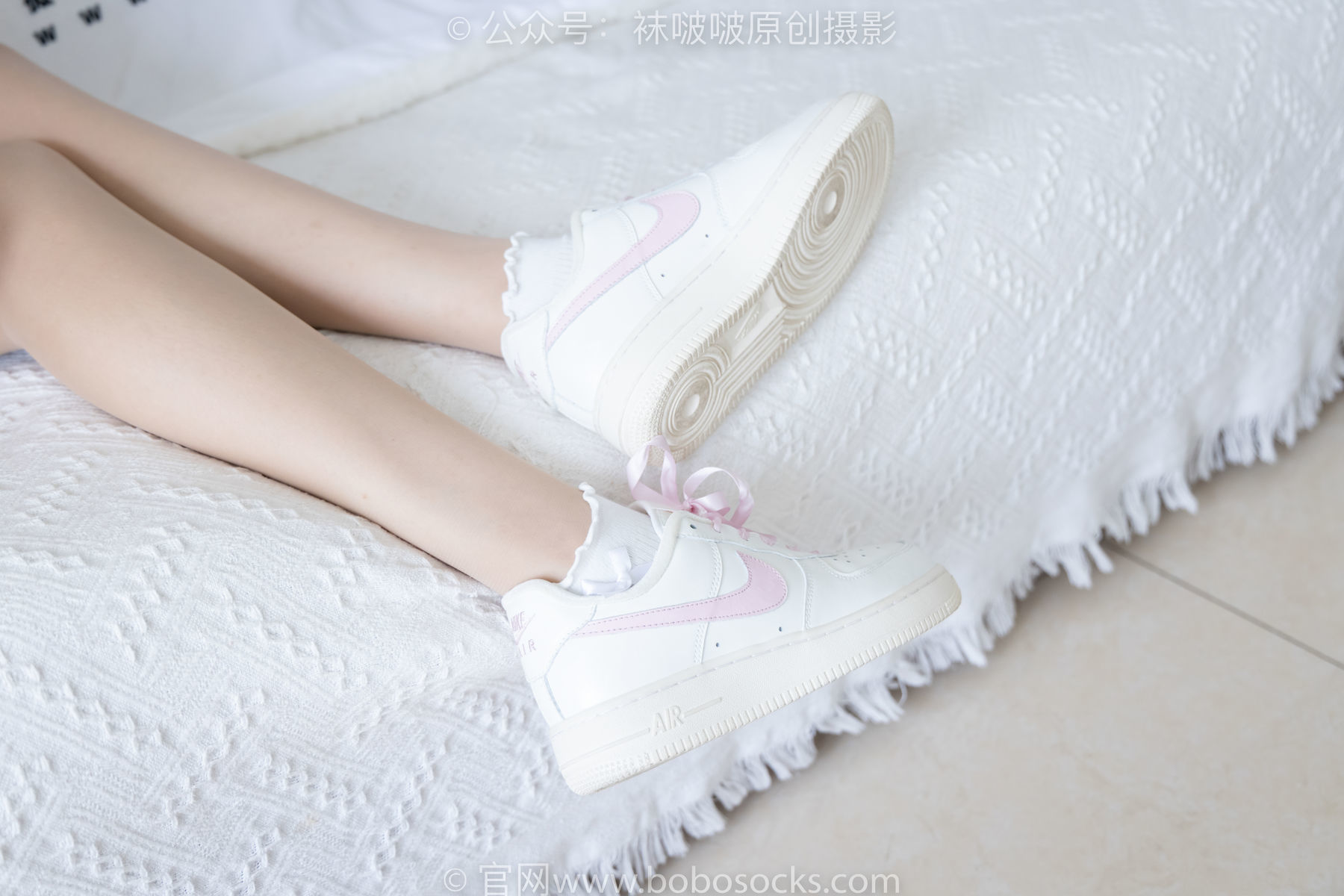 图片[50]-BoBoSocks袜啵啵 No.163 小甜豆-空军一号板鞋、白棉袜、肉丝[135P]-六色网