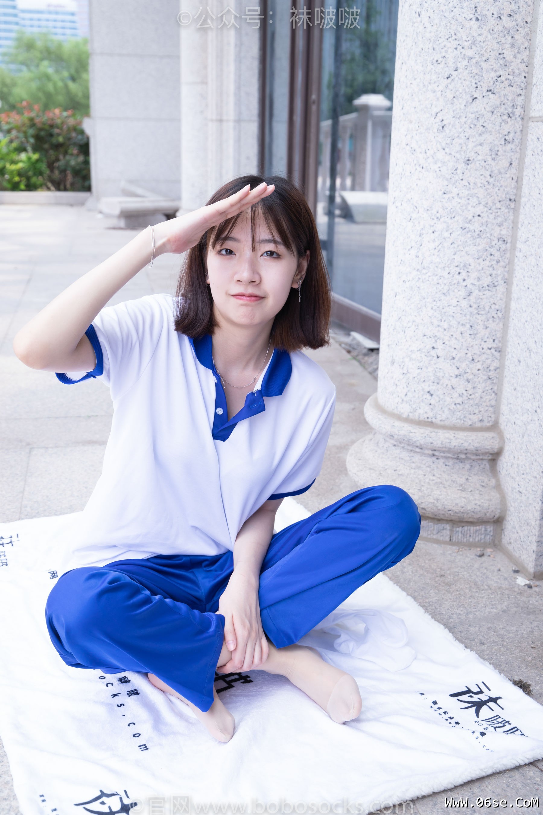 图片[118]-BoBoSocks袜啵啵 No.022 小甜豆-校服、贝壳头、白棉袜、肉丝[140P]-六色网