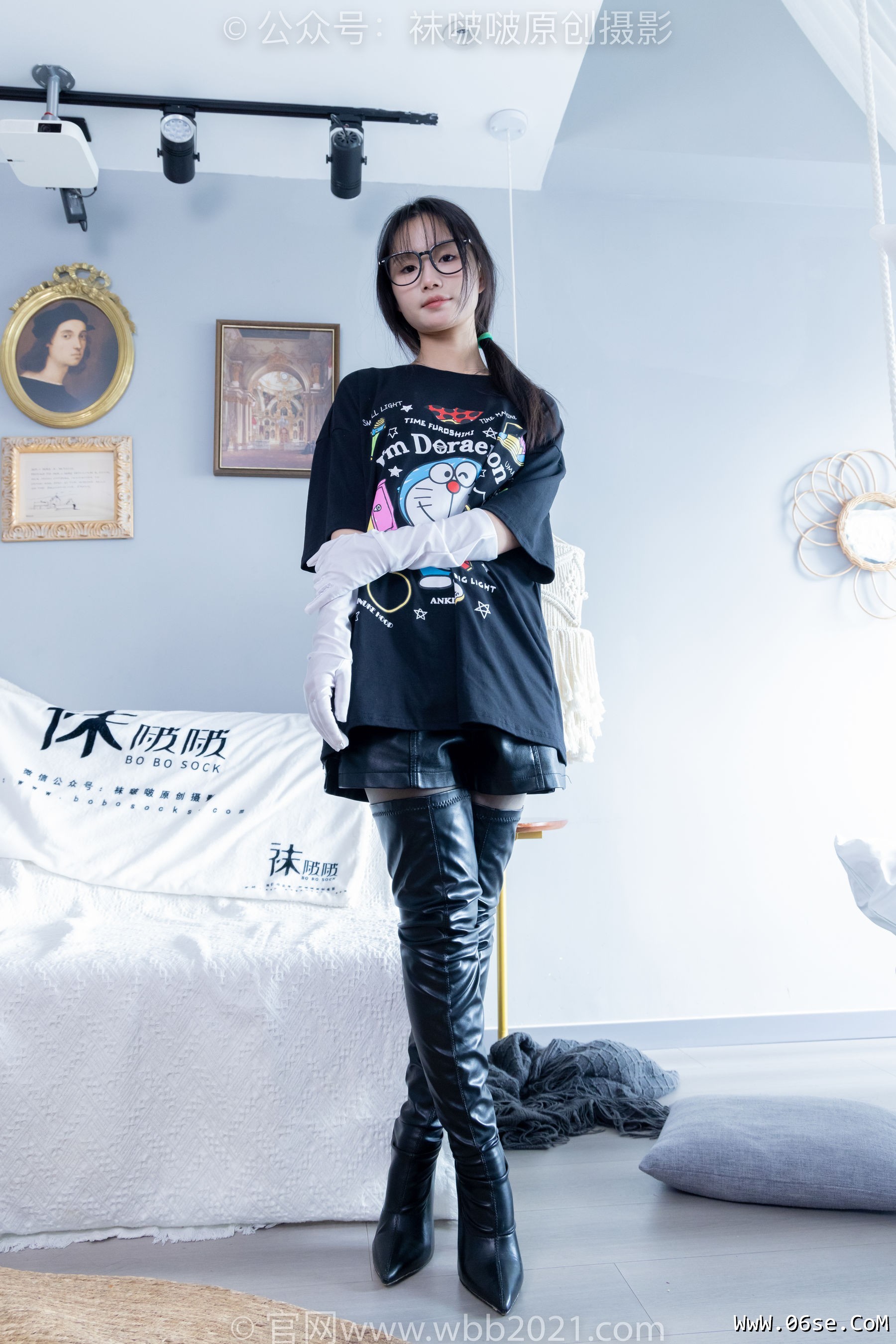 图片[97]-BoBoSocks袜啵啵 No.343 甜甜圈 -高跟长靴、黑丝打底、肉丝[150P]-六色网