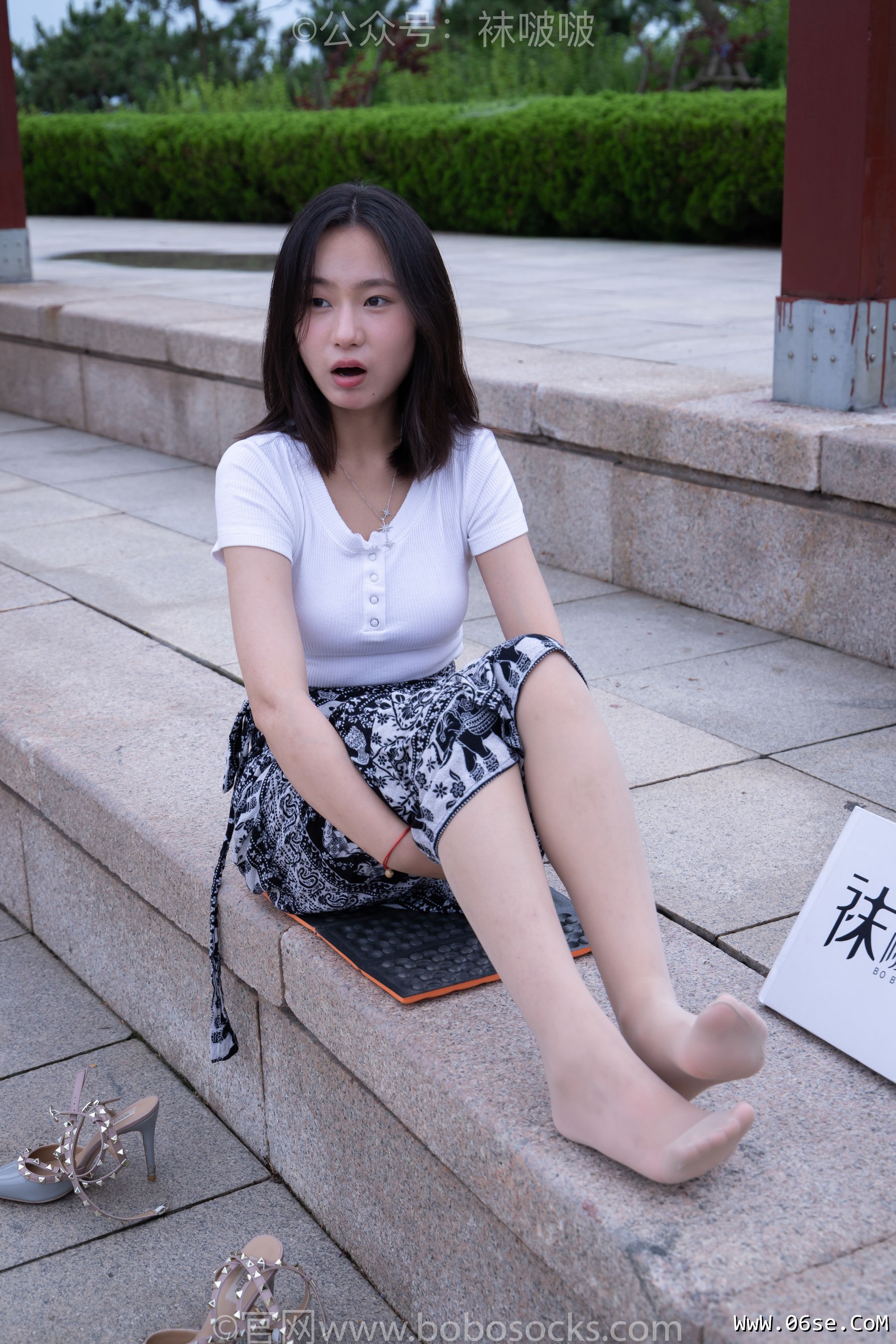 图片[101]-BoBoSocks袜啵啵 No.014 思思-华伦天奴高跟鞋、肉丝[140P]-六色网
