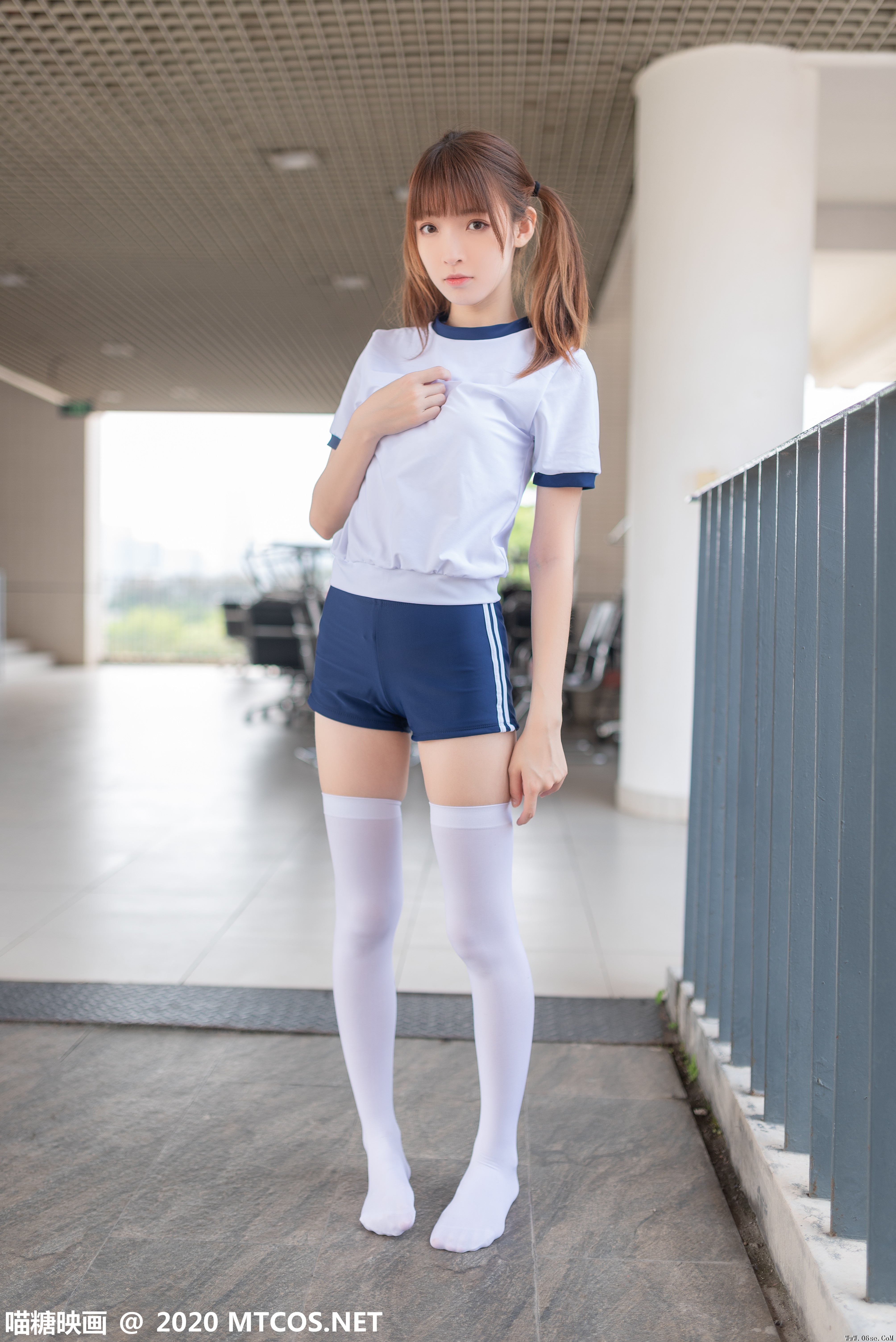 图片[12]-喵糖映画 VOL.182 白袜体操服[50P／325M]-六色网