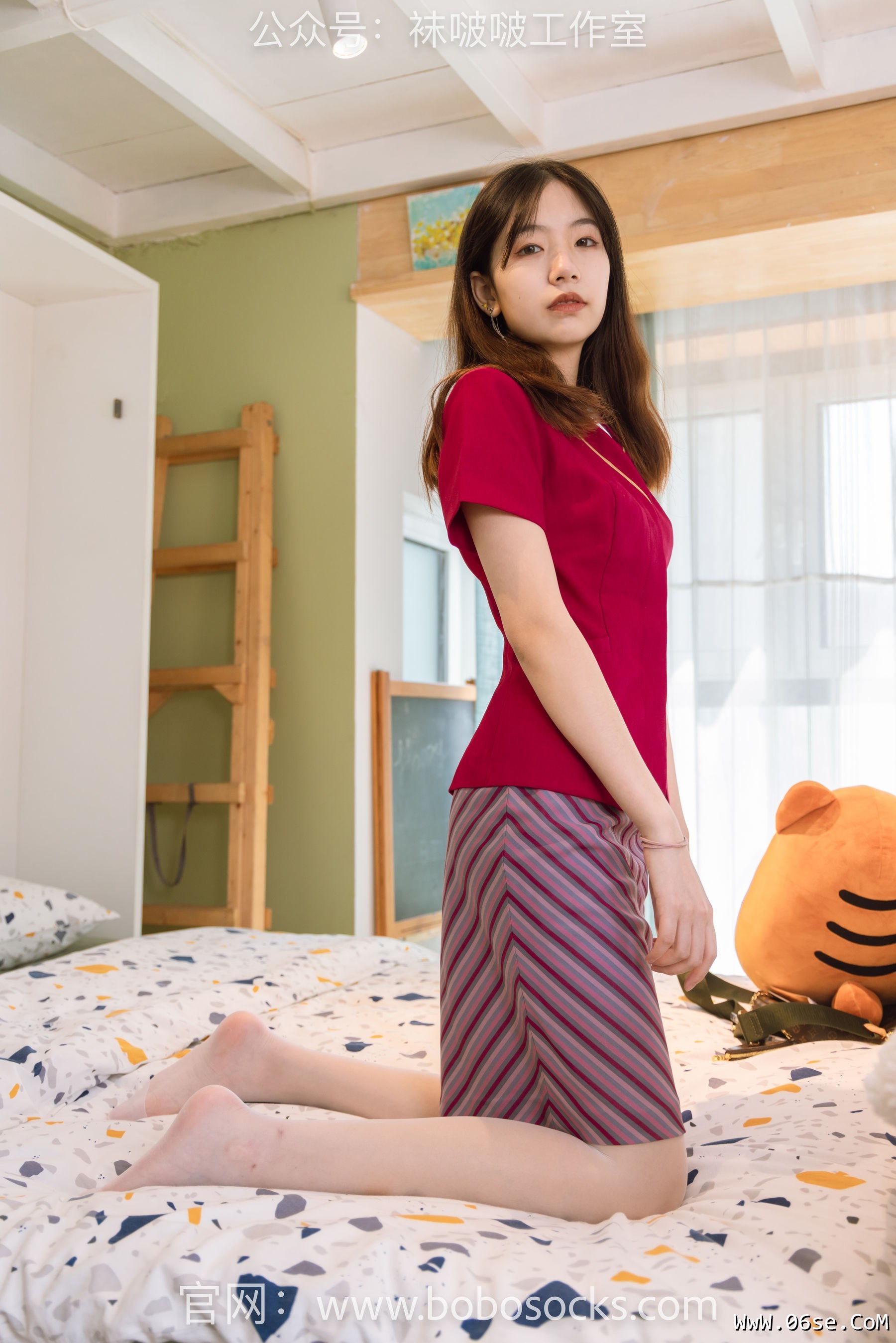 图片[47]-BoBoSocks袜啵啵 No.099 小甜豆-高跟鞋、黑丝、白丝[140P]-六色网