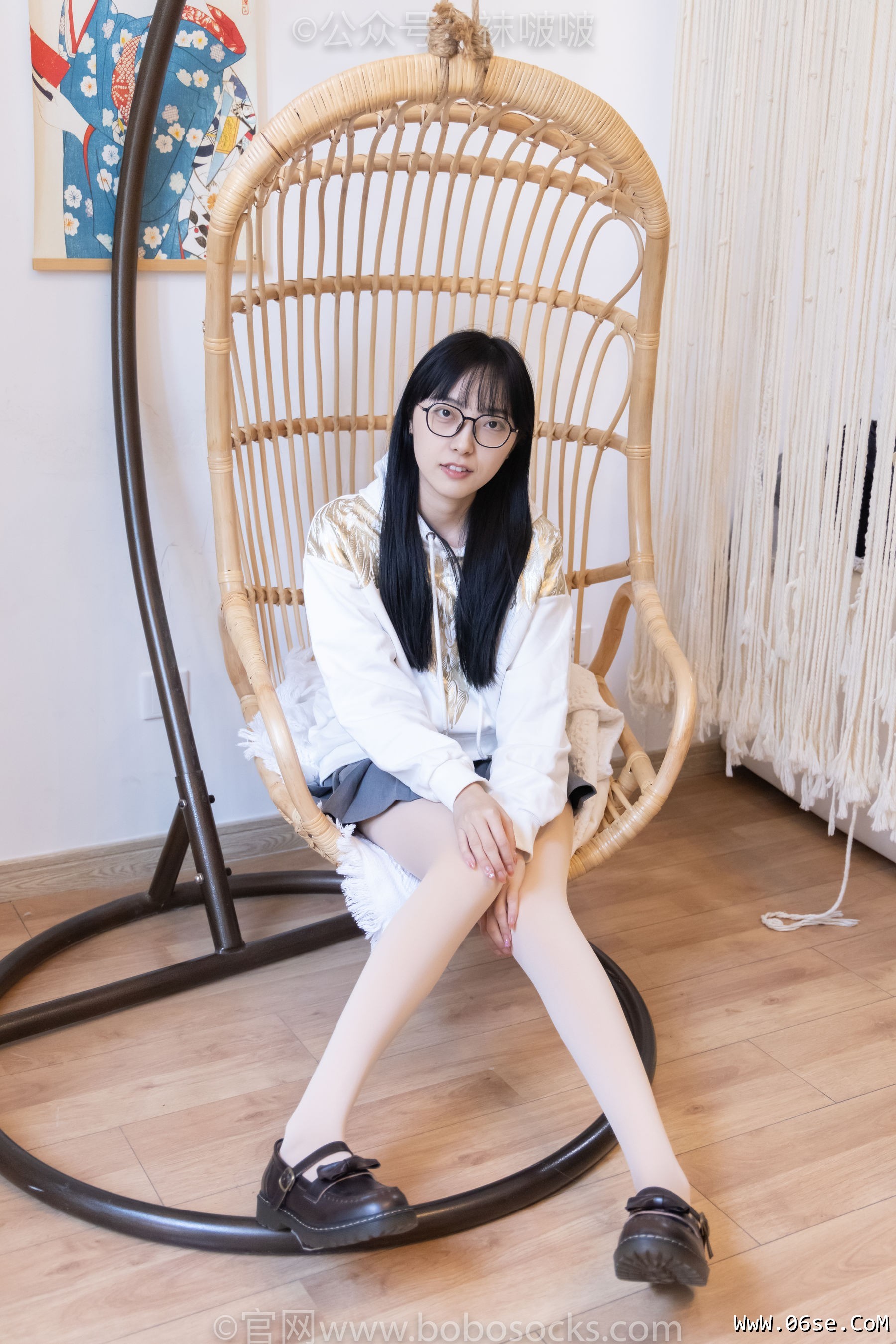 BoBoSocks袜啵啵 No.047 稚予-皮鞋、厚肉丝[131P]-六色网