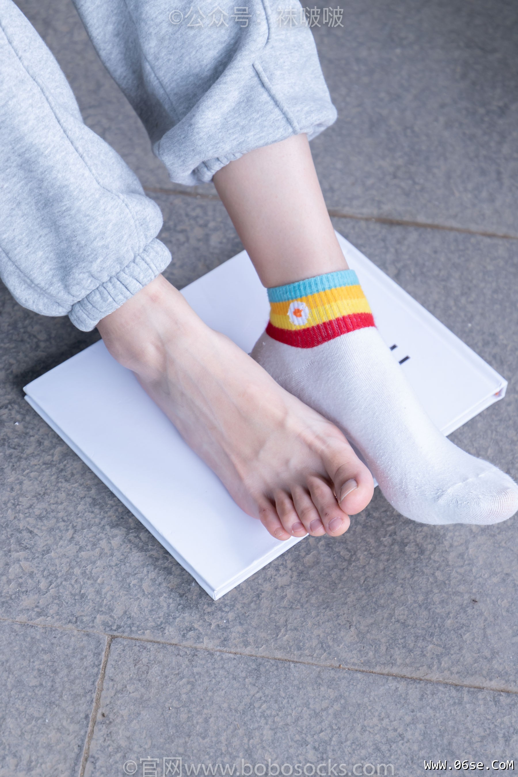 图片[89]-BoBoSocks袜啵啵 No.012 泡芙-运动鞋、白棉袜、裸足[132P]-六色网