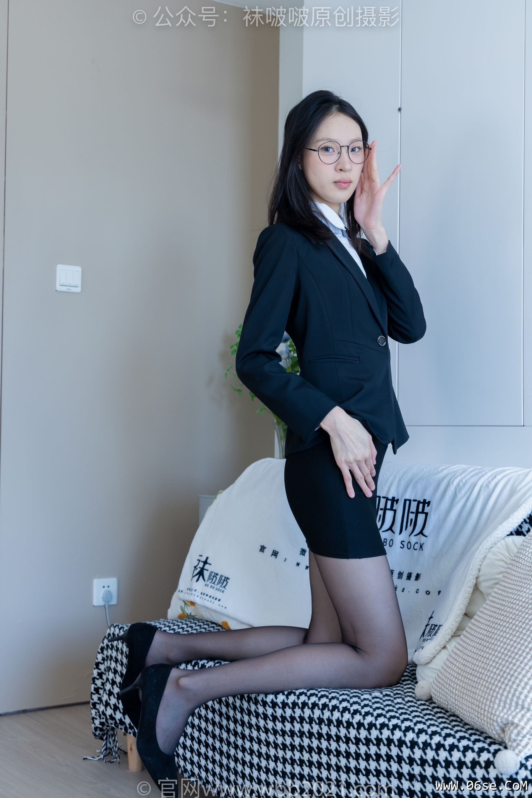 图片[65]-BoBoSocks袜啵啵 No.327 雪糕 -高跟鞋、黑丝、ol风[140P]-六色网