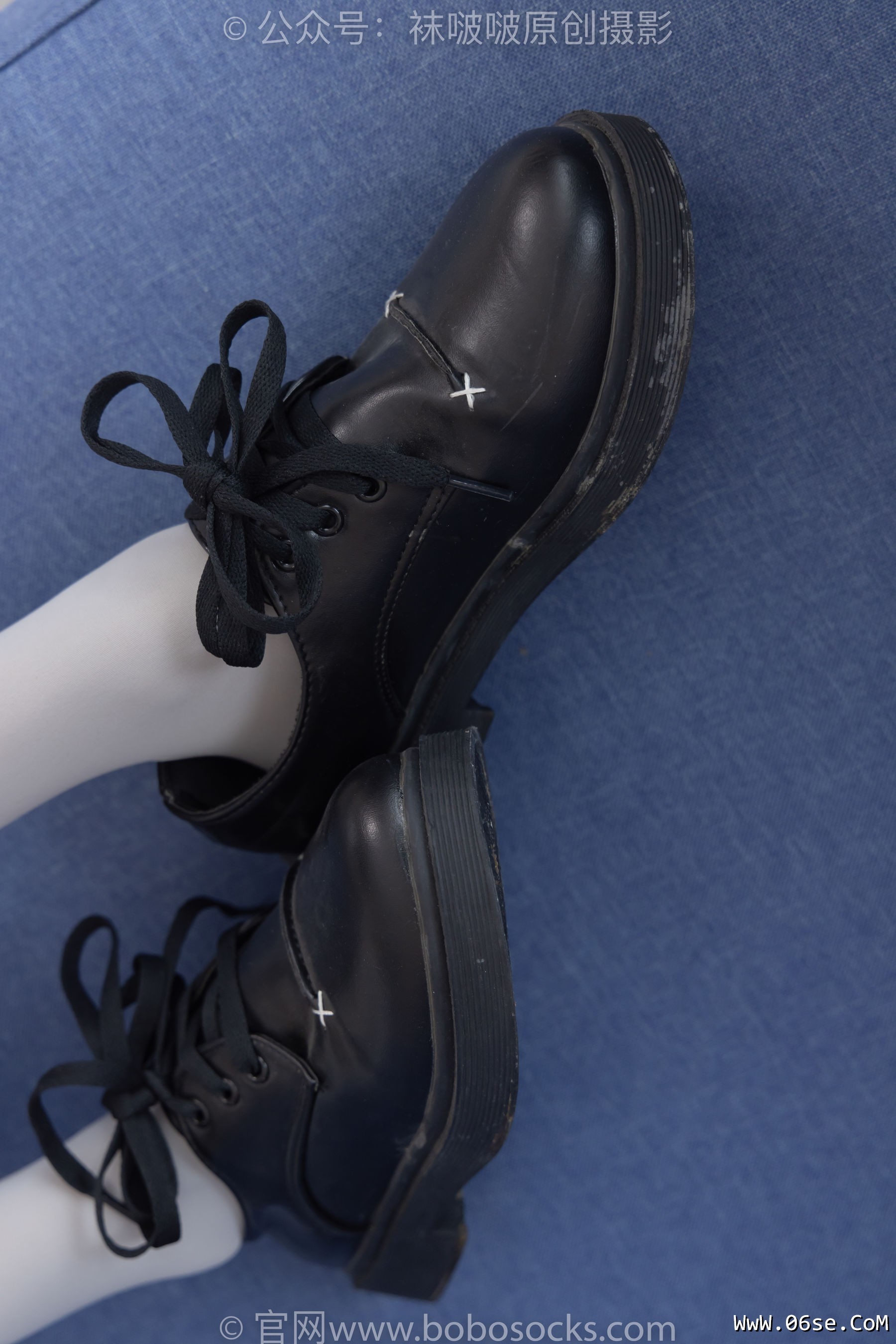 图片[48]-BoBoSocks袜啵啵 No.213 稚予 -黑皮鞋、厚灰丝[140P]-六色网