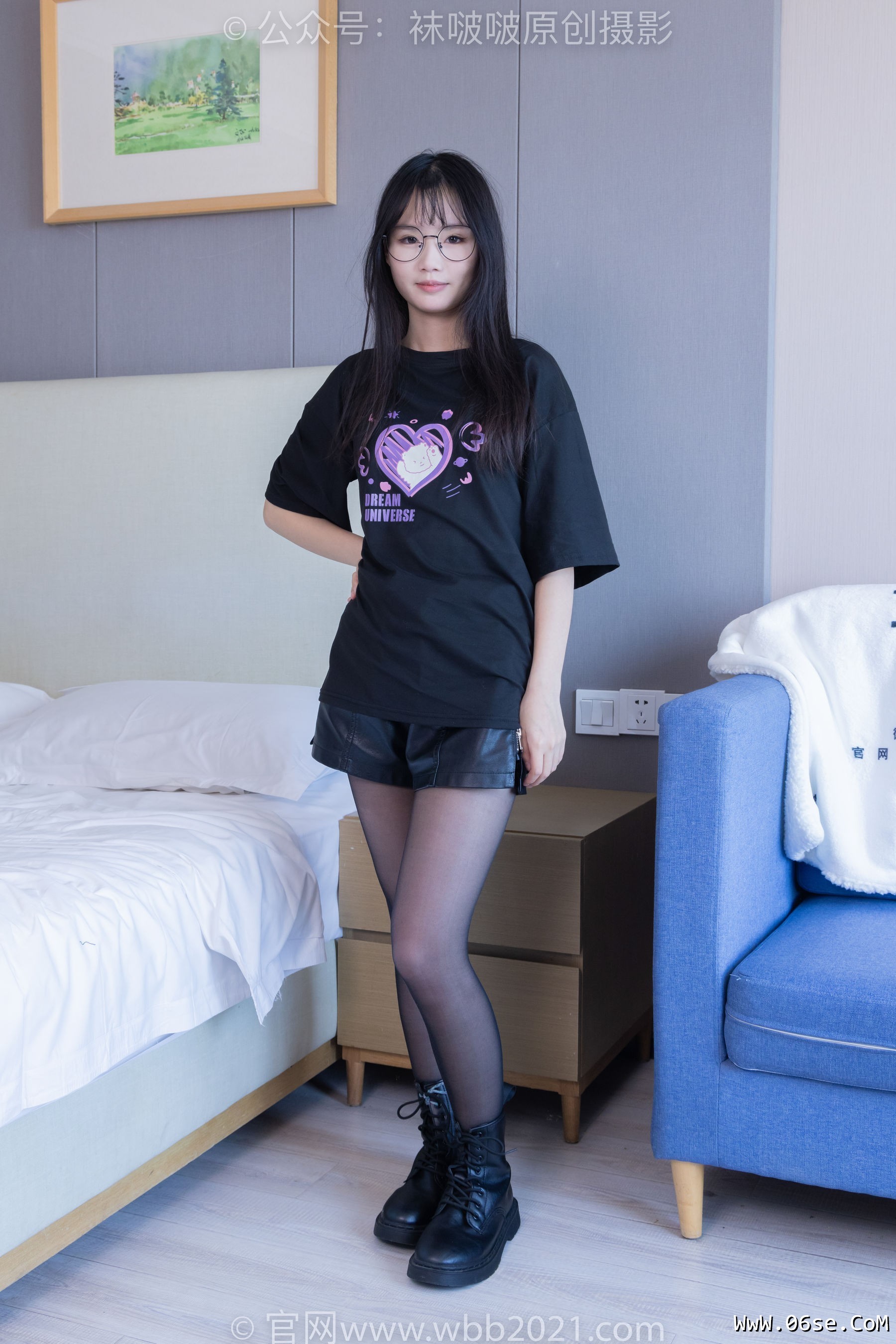 图片[74]-BoBoSocks袜啵啵 No.406 甜甜圈 -马丁靴、黑丝[150P]-六色网