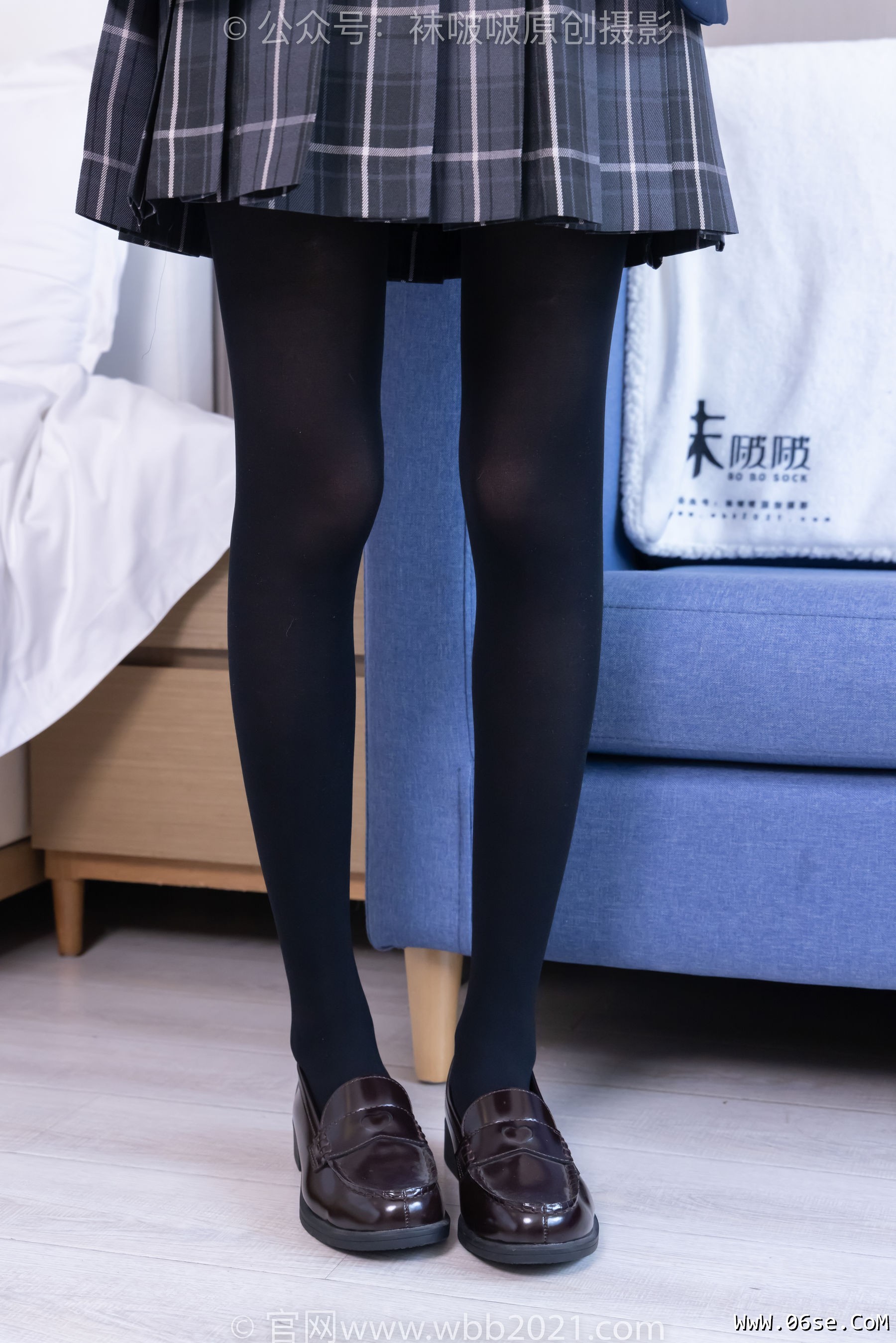 图片[99]-BoBoSocks袜啵啵 No.432 稚予 -皮鞋、厚黑丝、jk制服[184P]-六色网