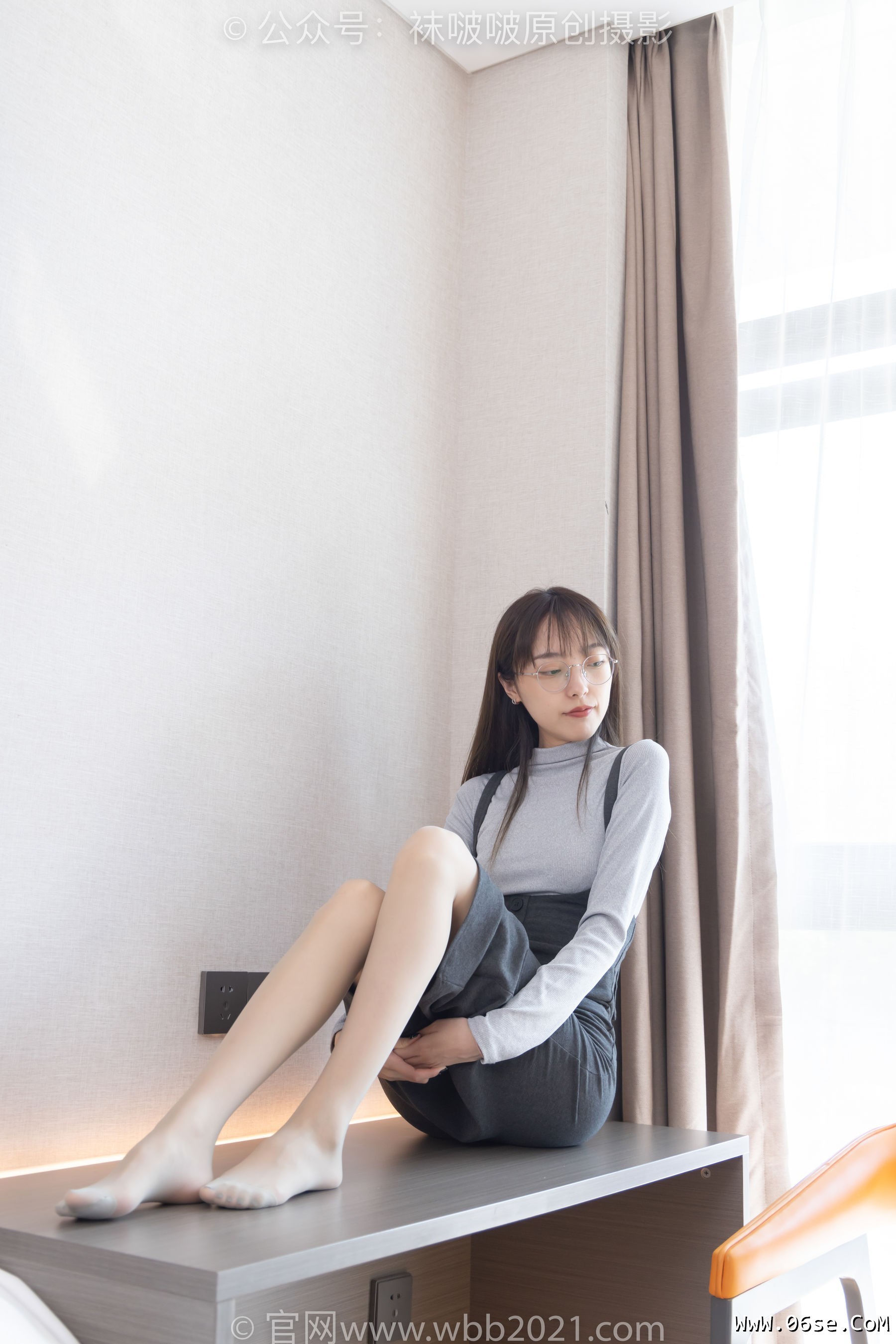 图片[101]-BoBoSocks袜啵啵 No.309 稚予 -两双高跟鞋、灰丝、白丝、裸足、踩奶油蛋糕剧情[180P]-六色网