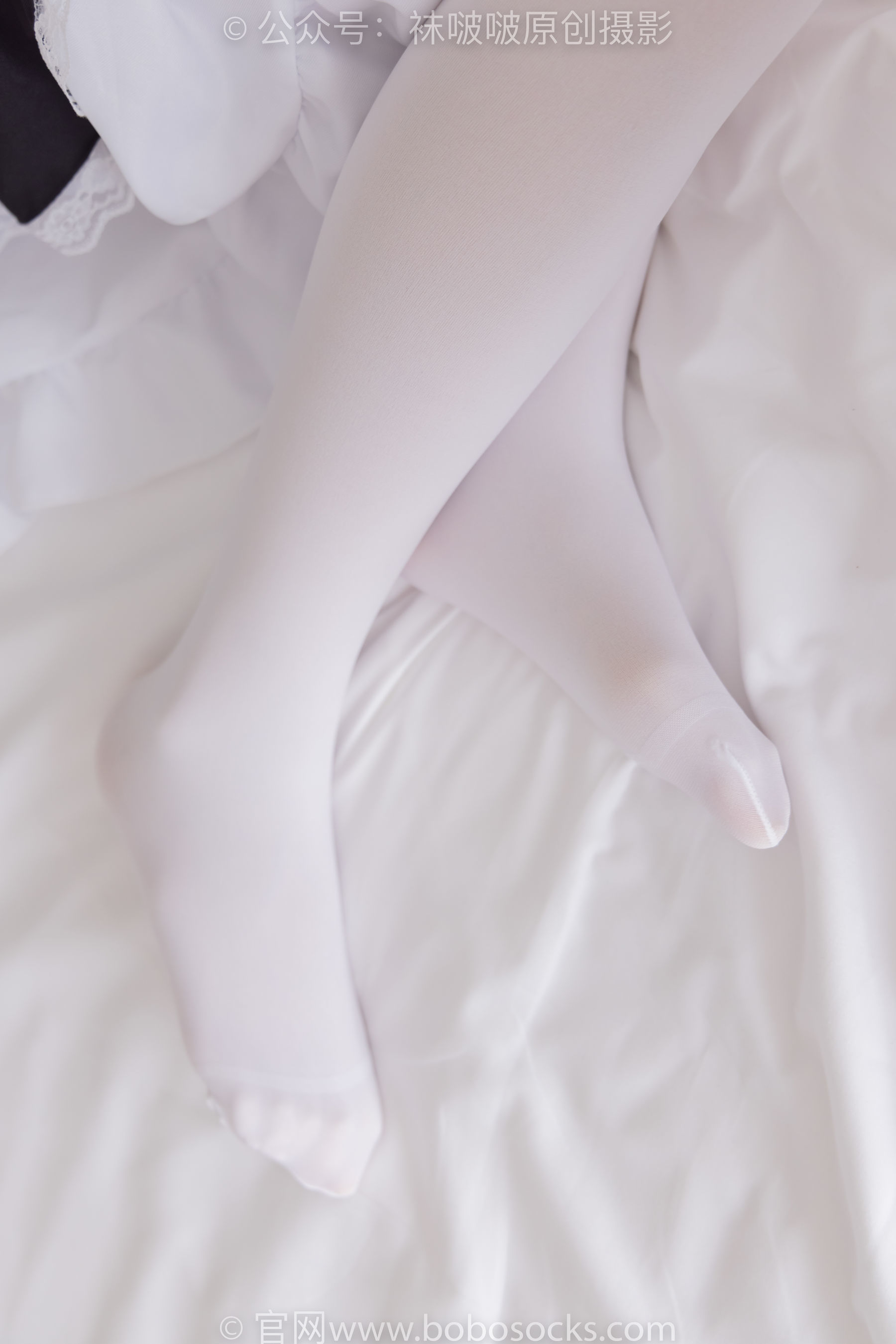 图片[126]-BoBoSocks袜啵啵 No.195 小甜豆-黑皮鞋、厚白丝、女仆装[135P]-六色网