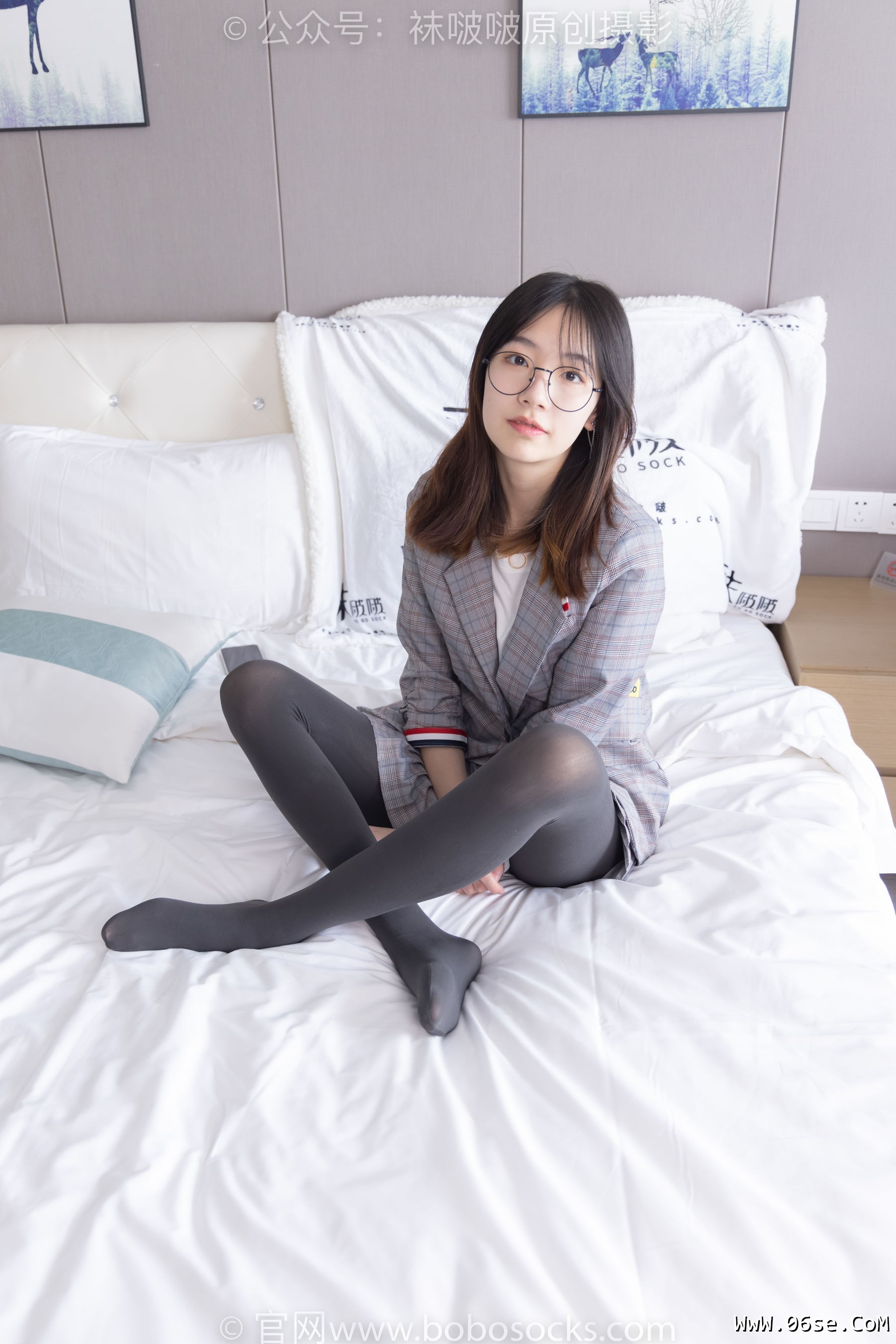 图片[41]-BoBoSocks袜啵啵 No.210 小甜豆 -皮鞋、厚灰丝、ol装[140P]-六色网
