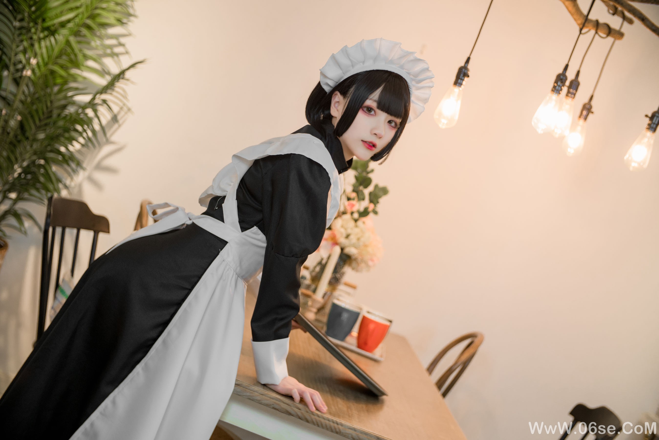 图片[41]-起司块wii写真 棕色透明装女仆[55P]-六色网