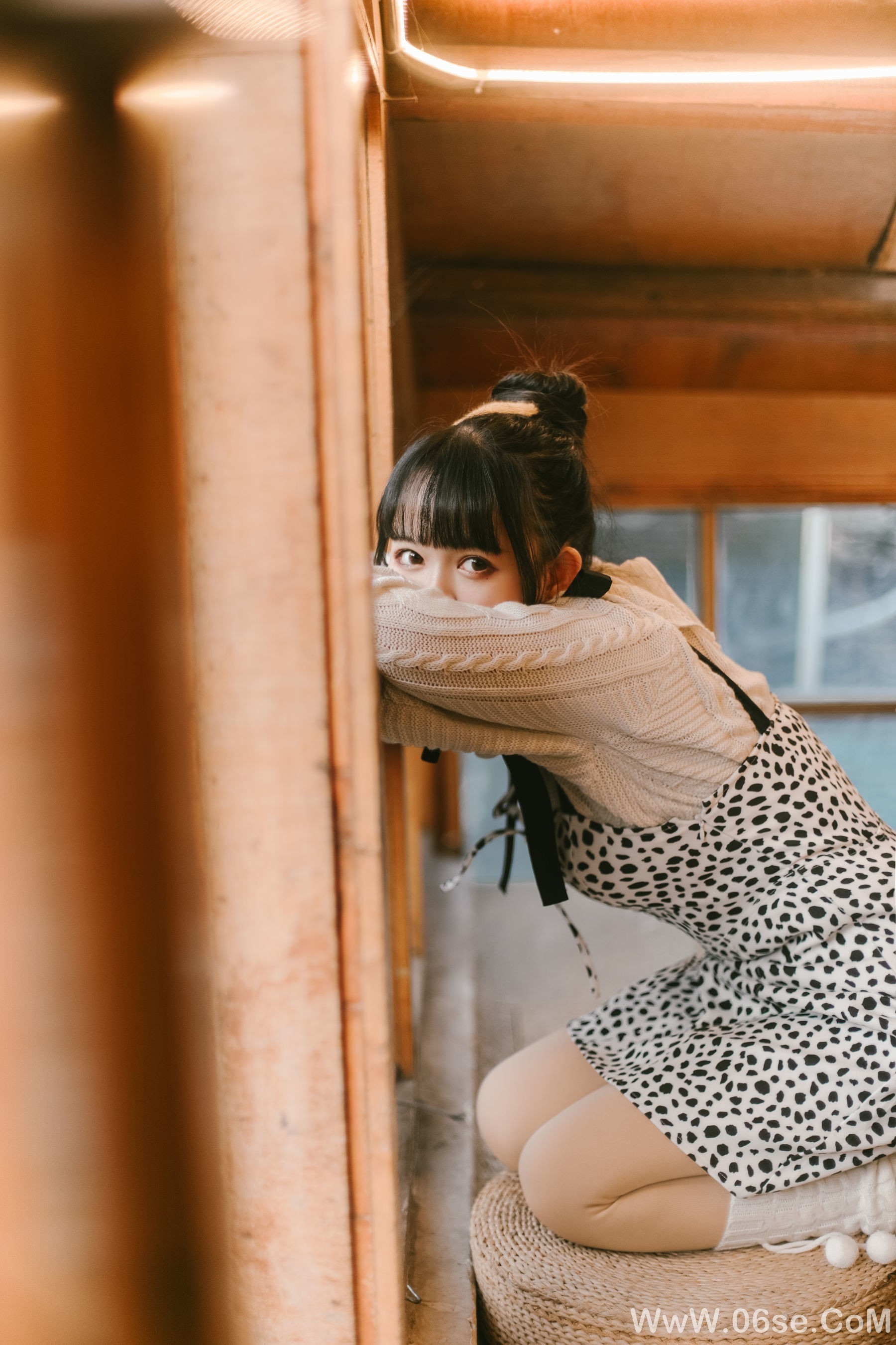 图片[4]-大眼萌妹黑猫猫OvO 少女心事[21P]-六色网