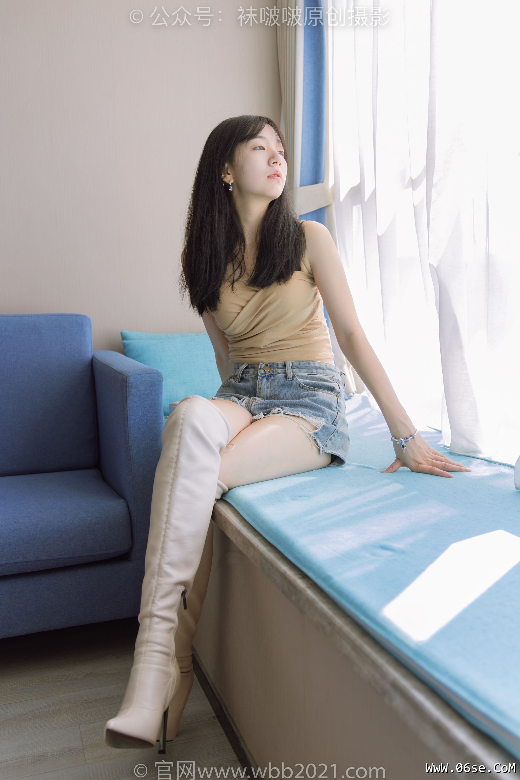 图片[166]-BoBoSocks袜啵啵 No.441 小甜豆 -高跟长靴、白棉袜、裸足[179P]-六色网