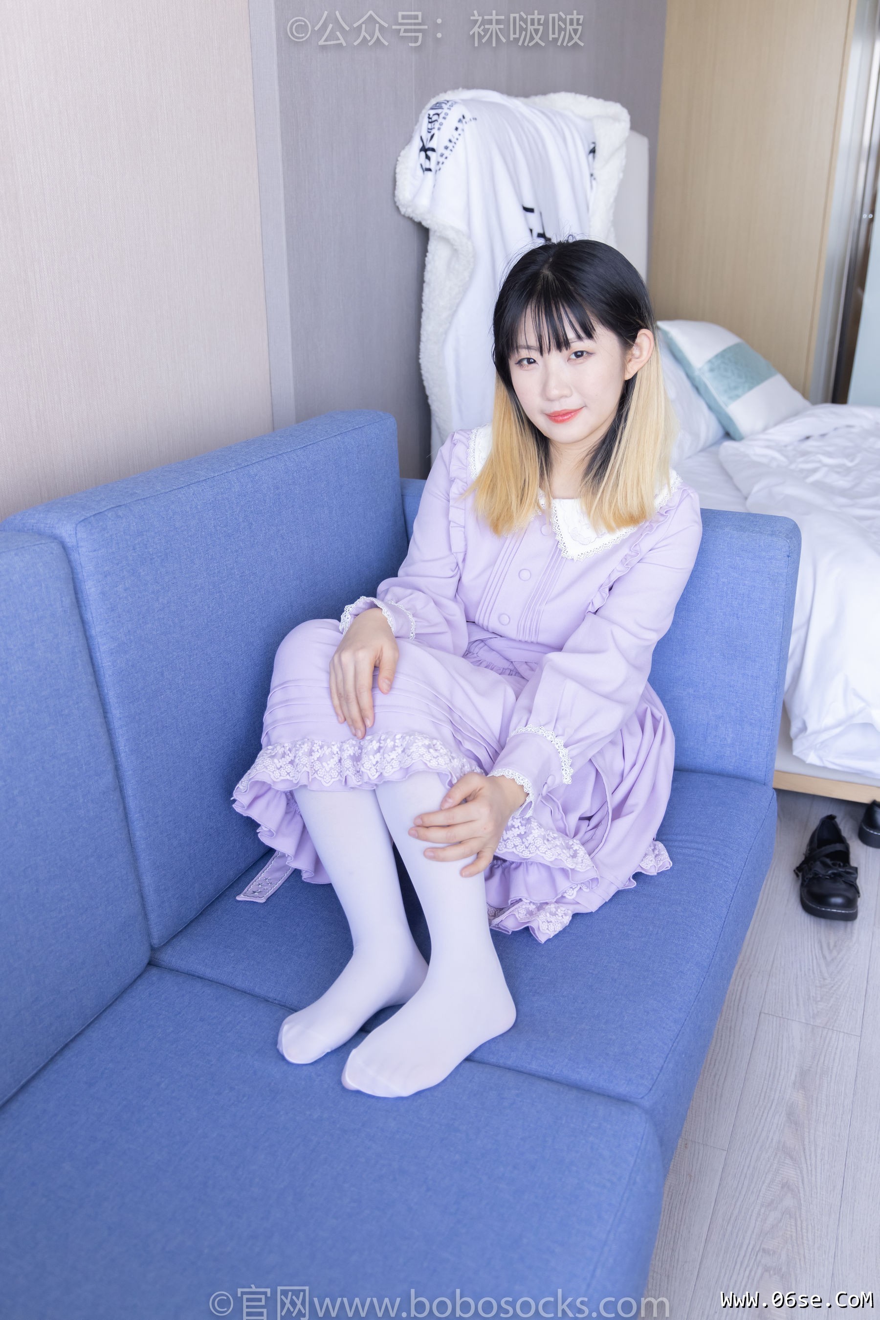 图片[122]-BoBoSocks袜啵啵 No.079 砂糖-皮鞋、厚白丝[140P]-六色网