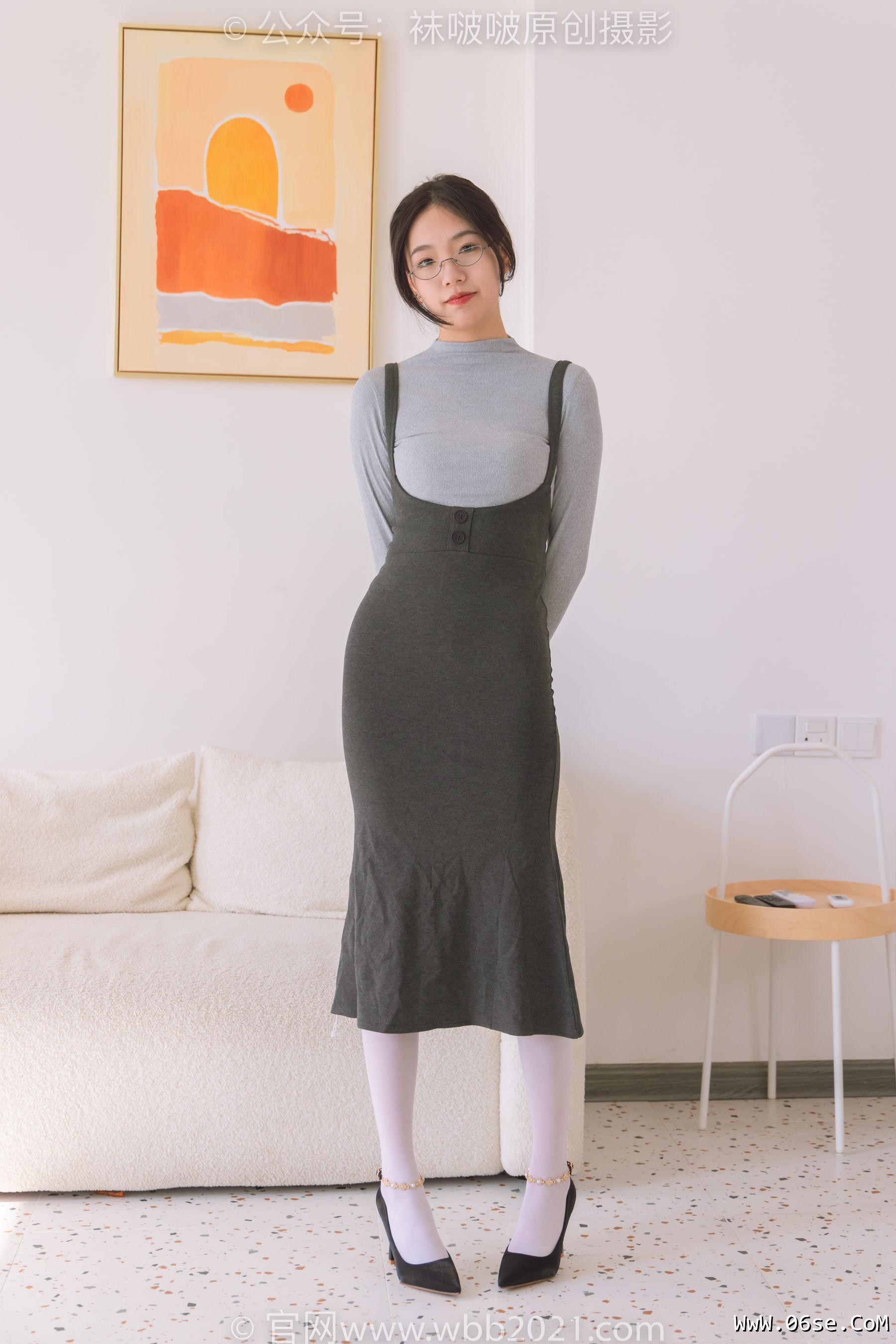 图片[109]-BoBoSocks袜啵啵 No.242 小甜豆-高跟鞋、厚白丝[140P]-六色网