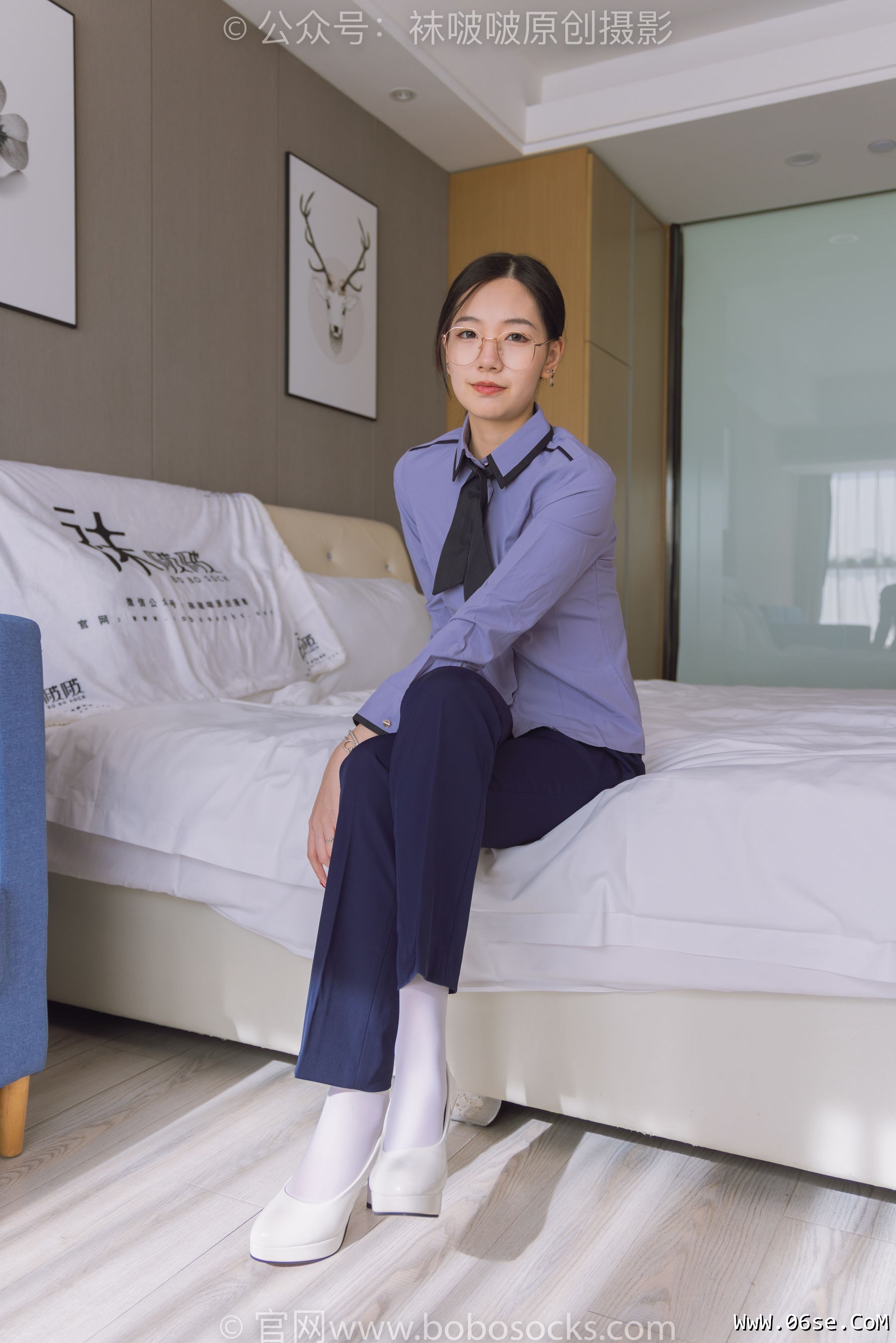 图片[48]-BoBoSocks袜啵啵 No.178 小甜豆-高跟鞋、厚白丝、ol风裤里丝[140P]-六色网
