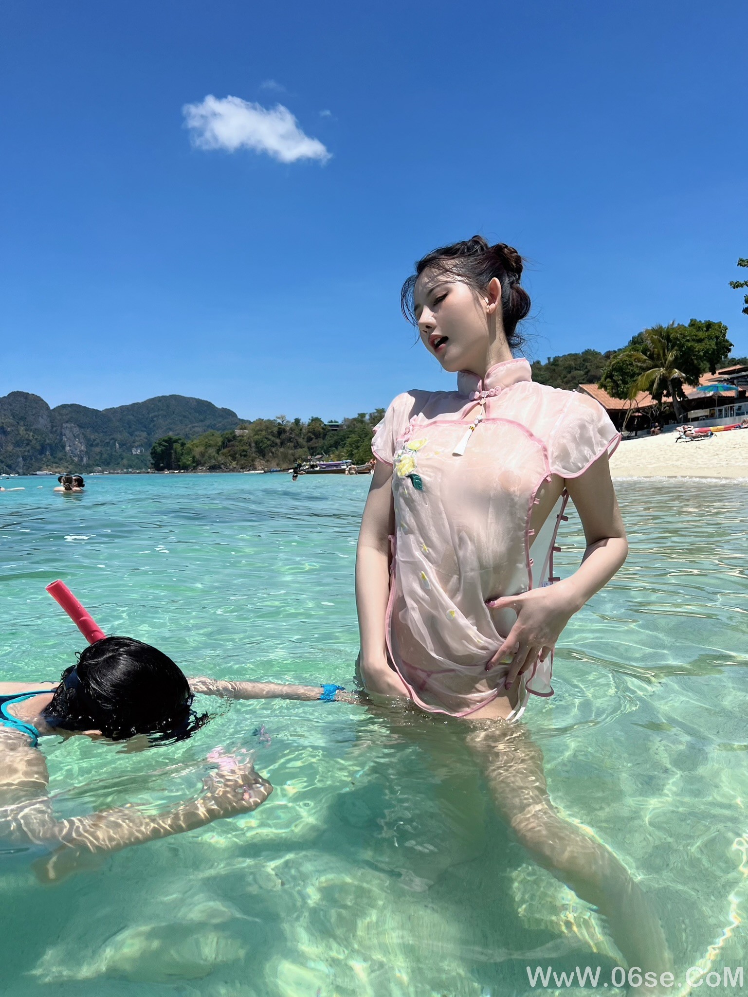 图片[8]-就是阿朱啊 – NO.016 紫色纱裙&美人鱼&古风粉红佳人[36P]-六色网
