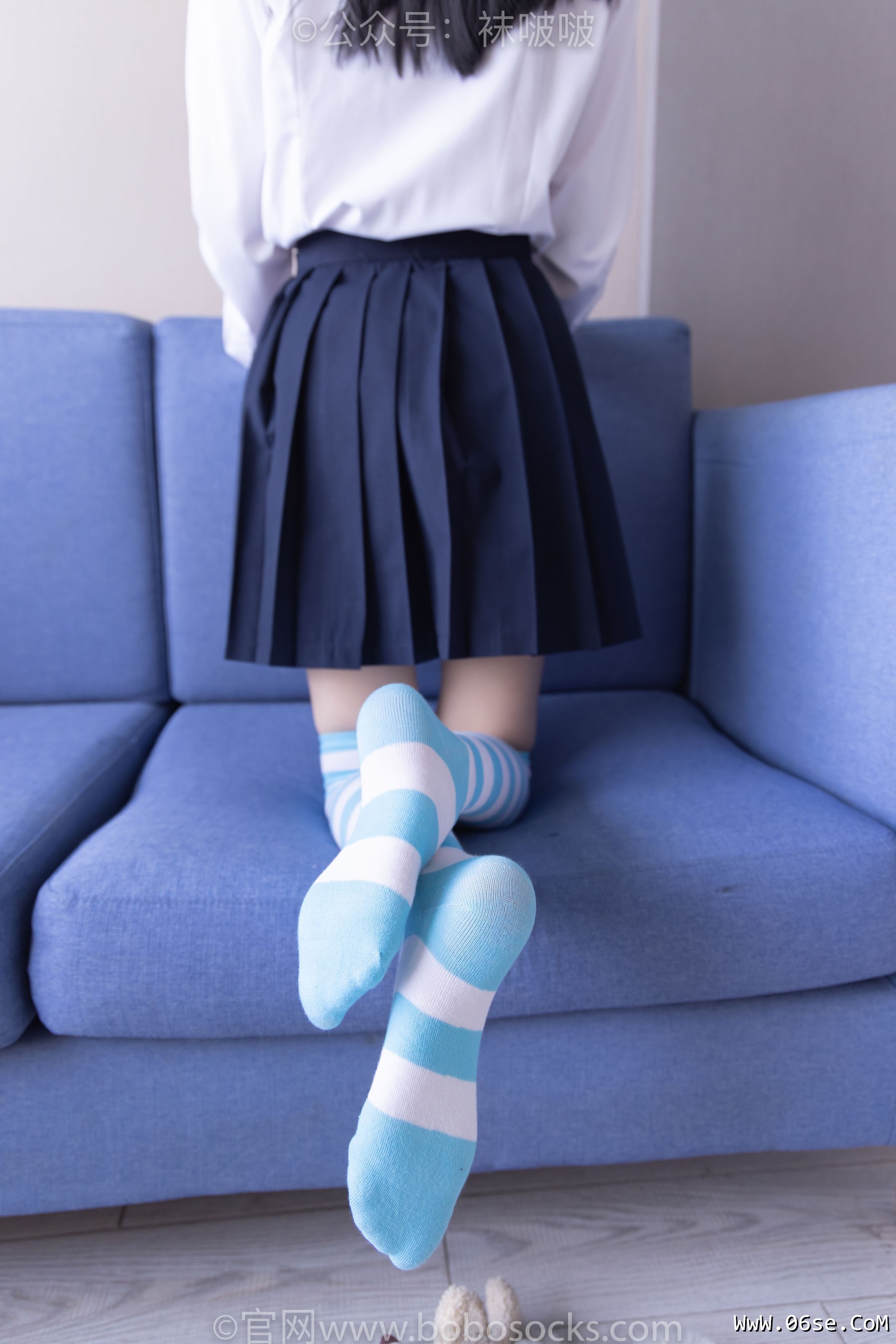 图片[108]-BoBoSocks袜啵啵 No.070 稚予-皮鞋、拖鞋、过膝袜、白棉袜[148P]-六色网
