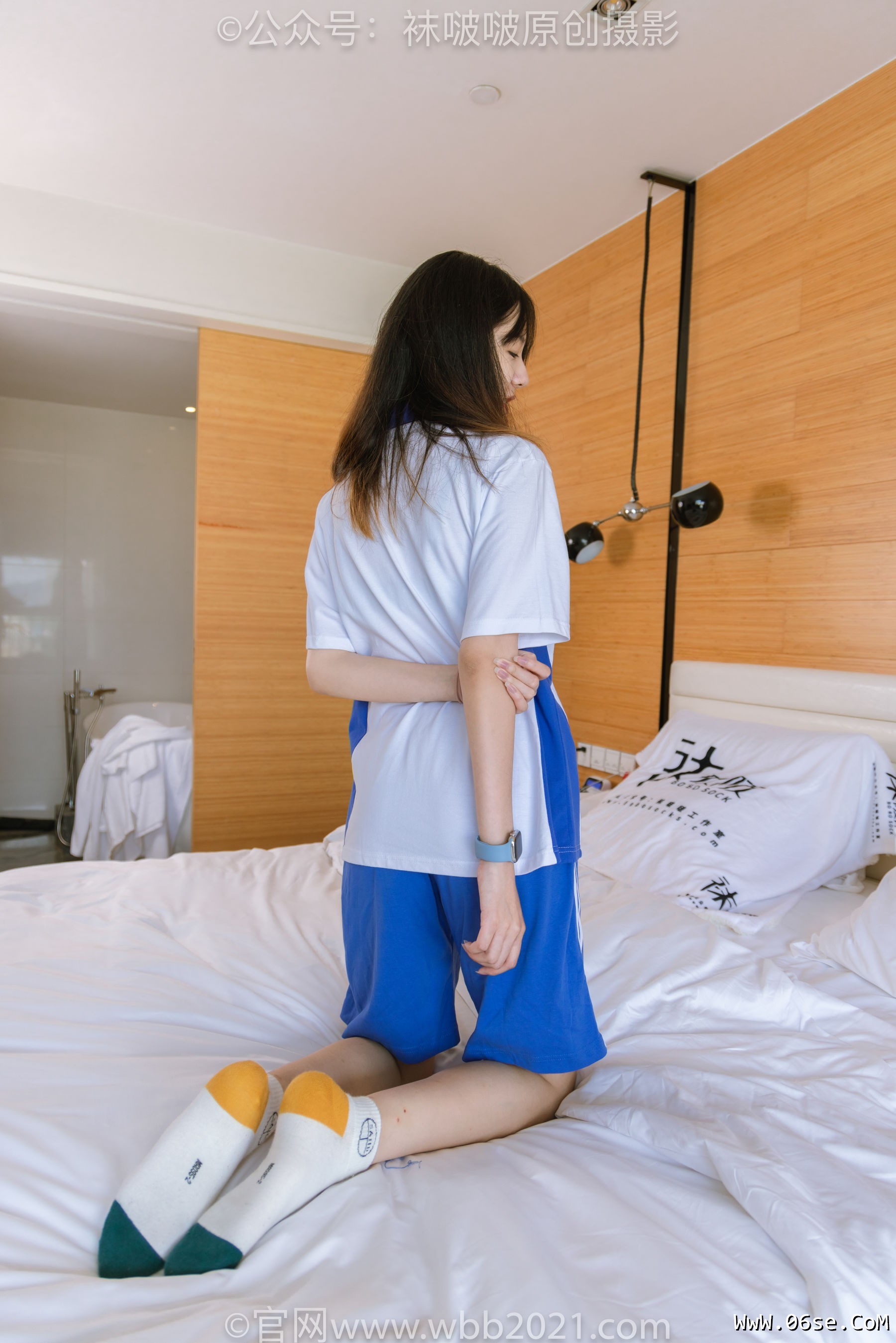 图片[129]-BoBoSocks袜啵啵 No.336 小甜豆 -校服、帆布鞋、白棉袜、裸足[140P]-六色网