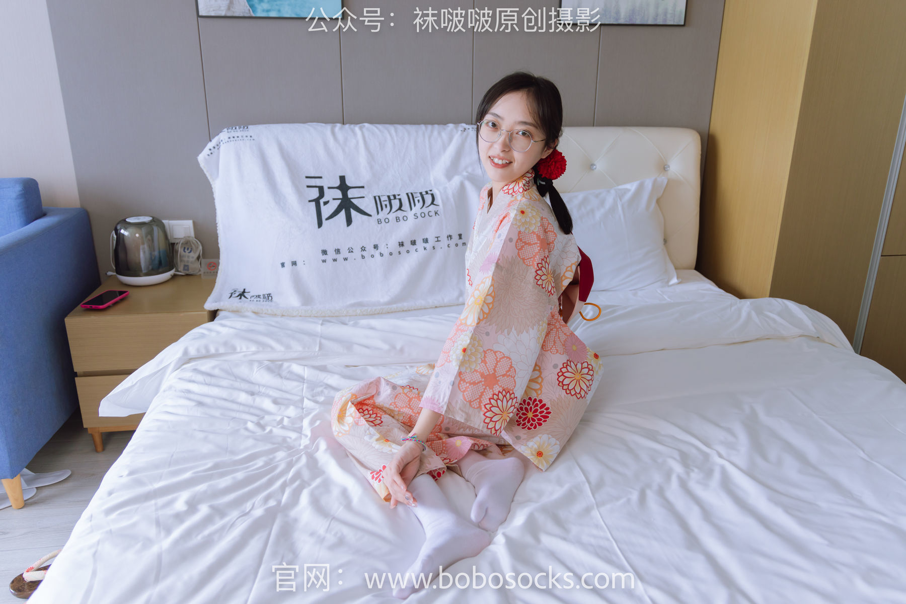 图片[150]-BoBoSocks袜啵啵 No.137 稚予-木屐、分指白棉袜、裸足、和风浴衣[170P]-六色网