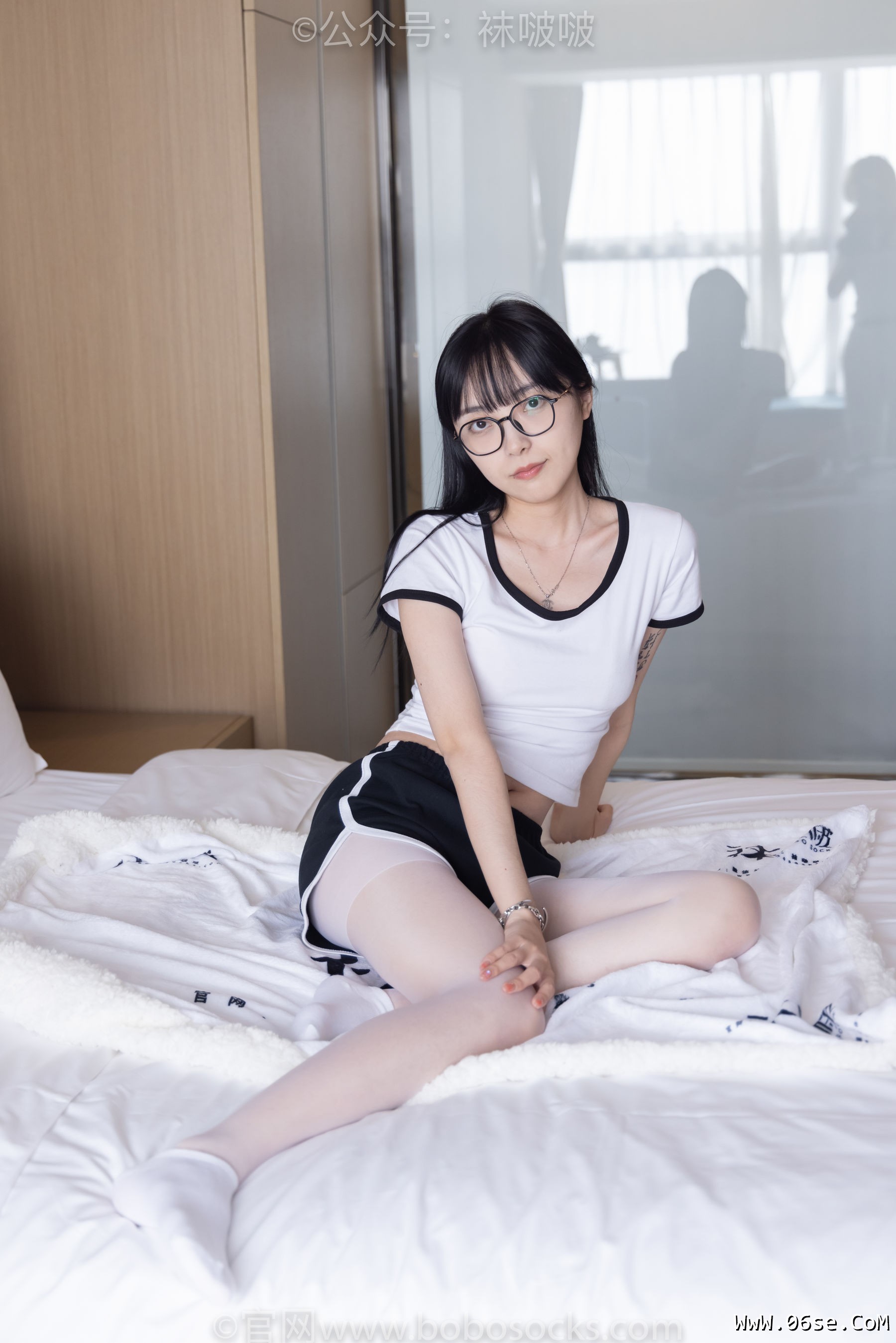 图片[67]-BoBoSocks袜啵啵 No.037 稚予-帆布鞋、短白棉袜、白丝[136P]-六色网