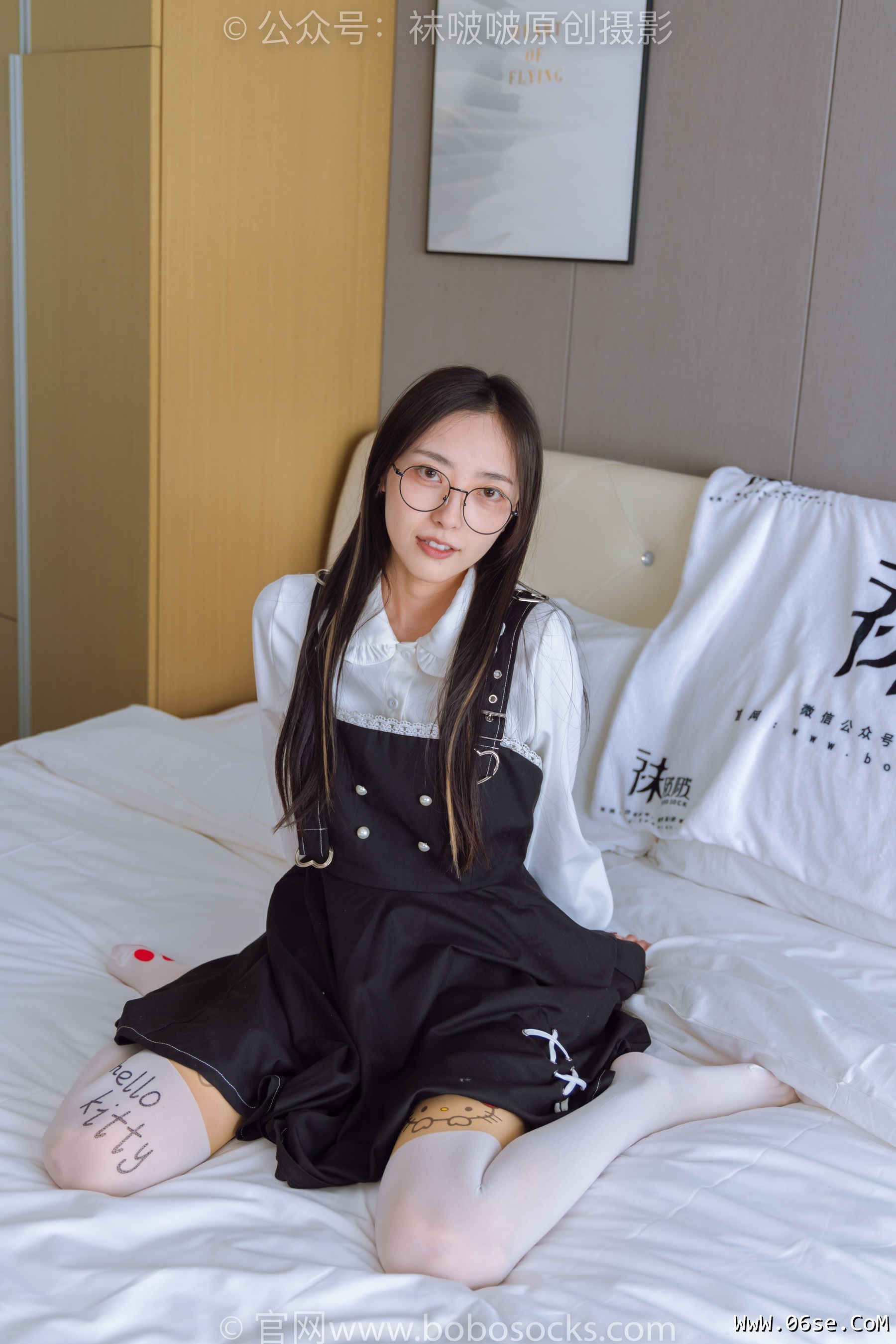 图片[122]-BoBoSocks袜啵啵 No.177 稚予-皮鞋、厚白丝（脚底猫爪印款）[140P]-六色网