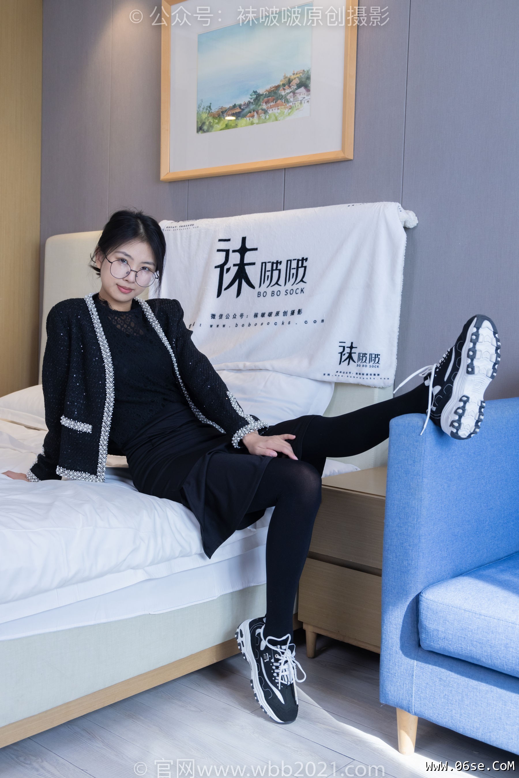 图片[34]-BoBoSocks袜啵啵 No.378 奶油 -短靴、运动鞋、厚黑丝、厚灰丝[190P]-六色网